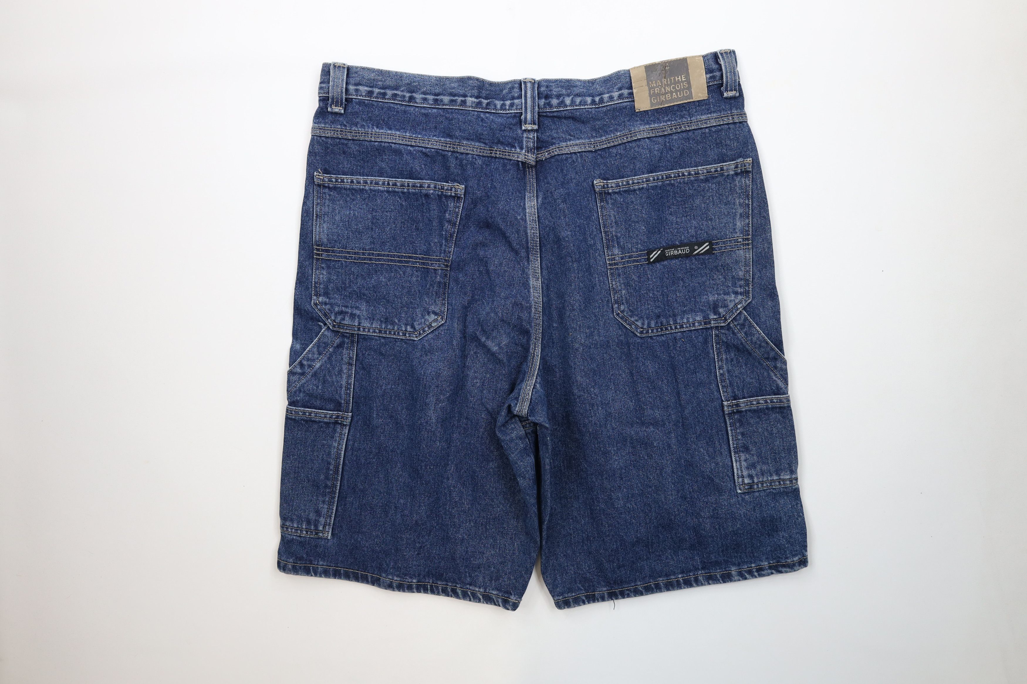 Marithe + Francois Girbaud × Vintage Deadstock Vintage 90s Marithe Francois Girbaud Denim Shorts Size US 38 / EU 54 - 11 Thumbnail