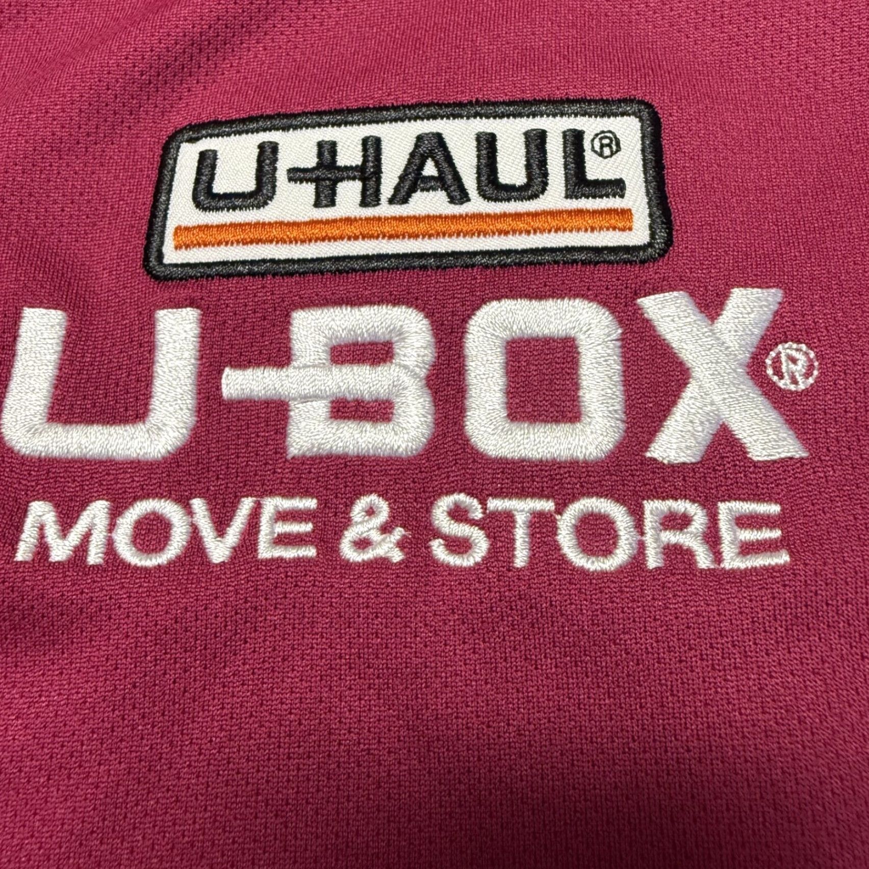 Vintage U-Haul Shirt Womens 3XL Red U-Box Move & Store Y-Placket Polo Uniform Shirt Size XXL / US 16-18 / IT 52-54 - 7 Thumbnail