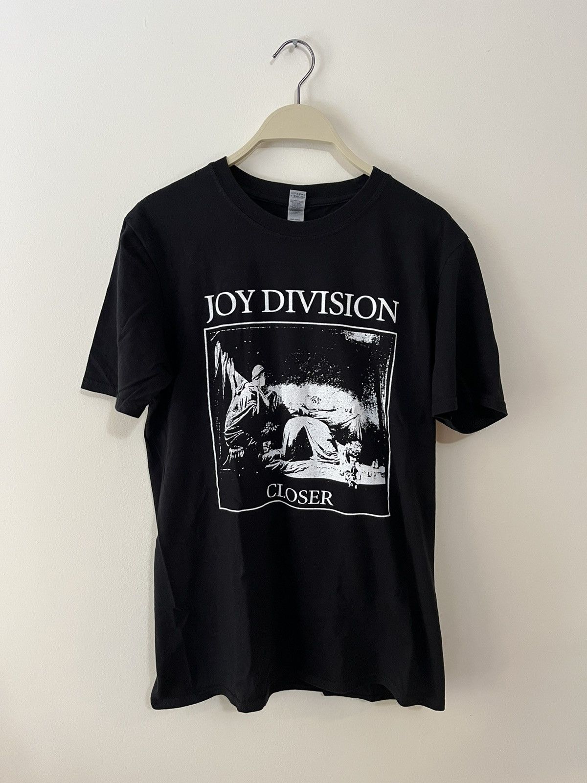 T-Shirt Joy Division Classic Closer Logo Officiel Homme Rock Off - Noir