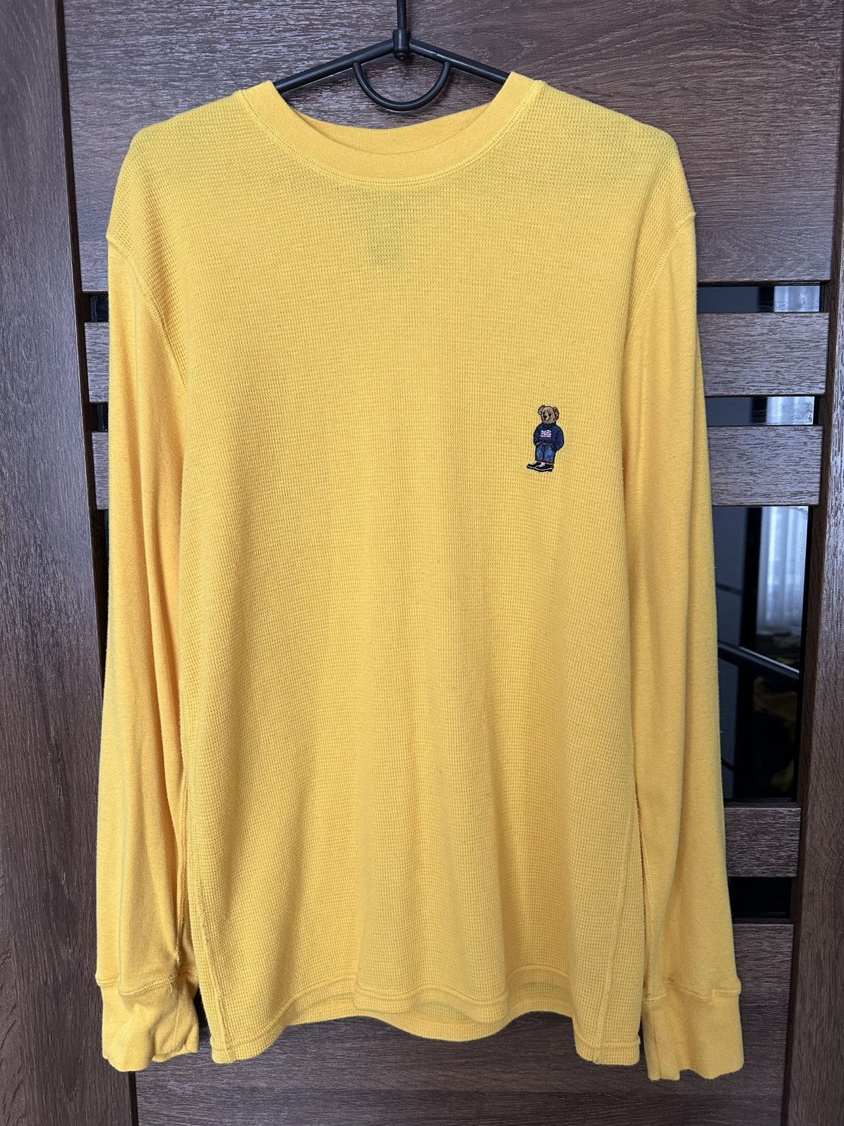 Polo Ralph Lauren Polo Bear Ralph Lauren RL Waffle Sweatshirt Crewneck Size US M / EU 48-50 / 2 - 2 Thumbnail