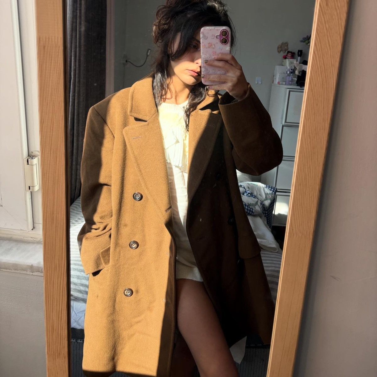 Burberry Burberry cashmere coat Size L / US 10 / IT 46 - 4 Thumbnail