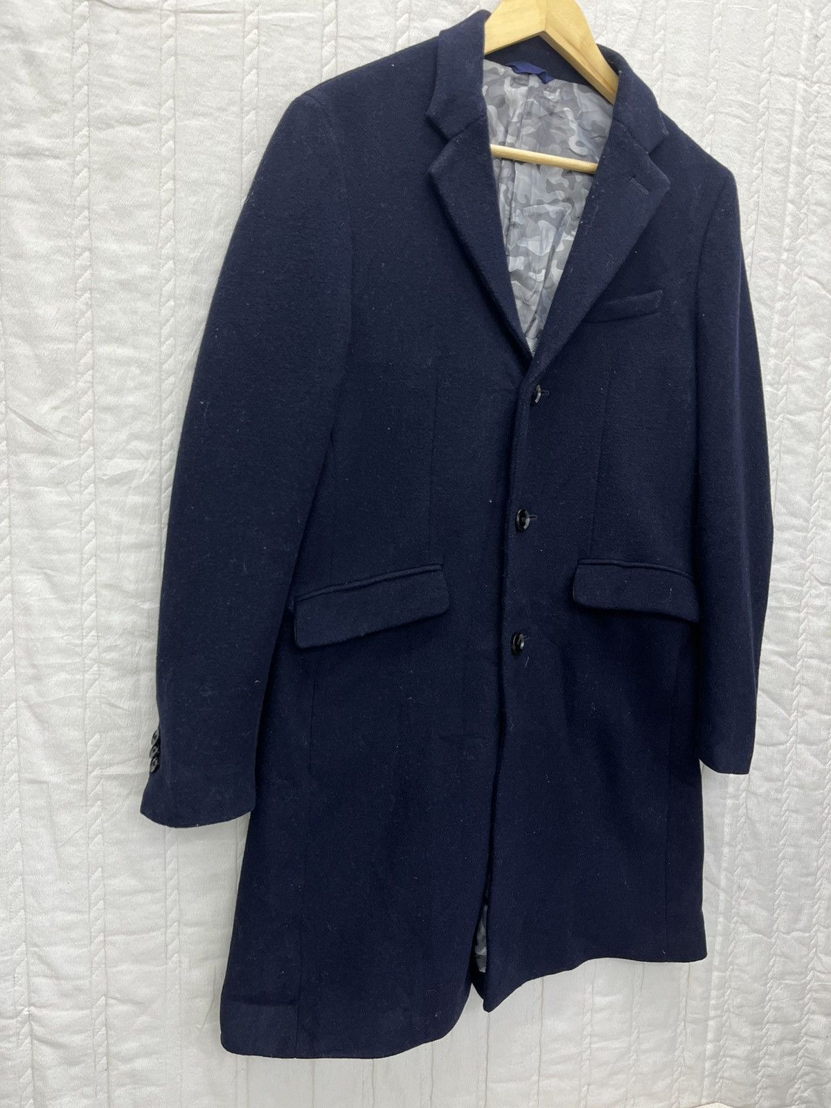 ABAHOUSE × Designer × Japanese Brand STEALS🔥ABAHOUSE WOOL LONG JACKET Size US S / EU 44-46 / 1 - 2 Thumbnail