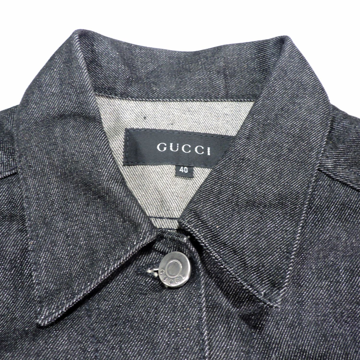 Gucci GUCCI BY TOM FORD BLACK DENIM JACKET Size M / US 6-8 / IT 42-44 - 7 Thumbnail