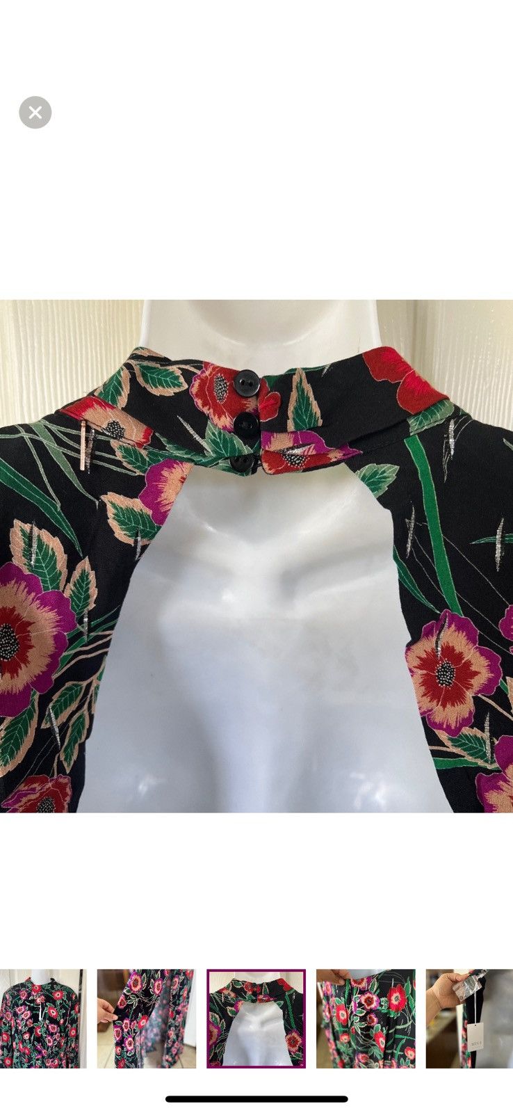 MISA Los Angeles NWT Misa Los Angeles $470 Backless floral Maxi Size XS / US 0-2 / IT 36-38 - 8 Thumbnail