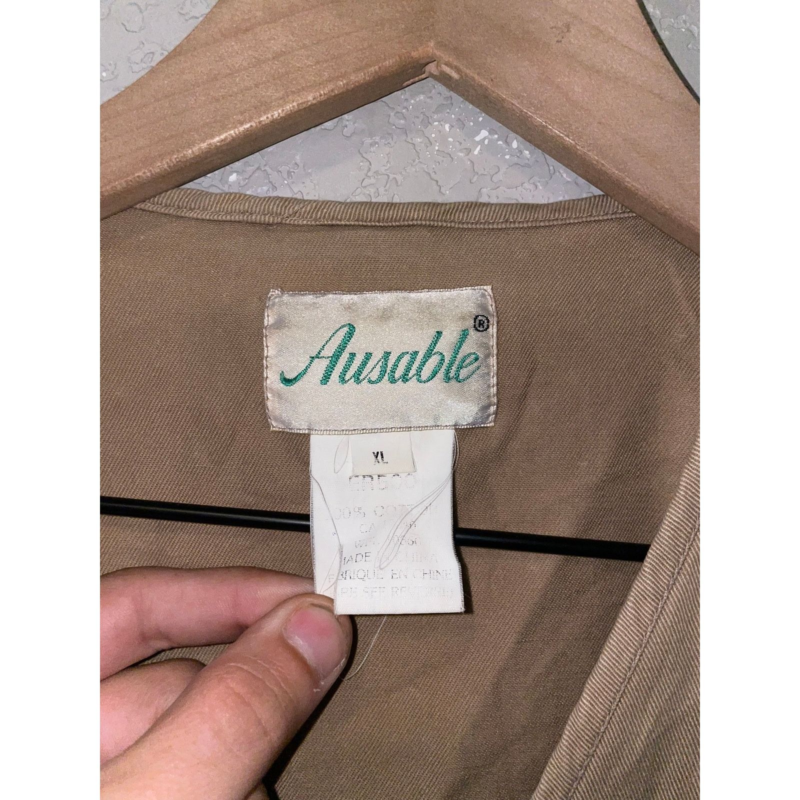 Vintage Vintage Ausable Brown Fishing Vest Outerwear VTG XL X-Large Size US XL / EU 56 / 4 - 7 Thumbnail