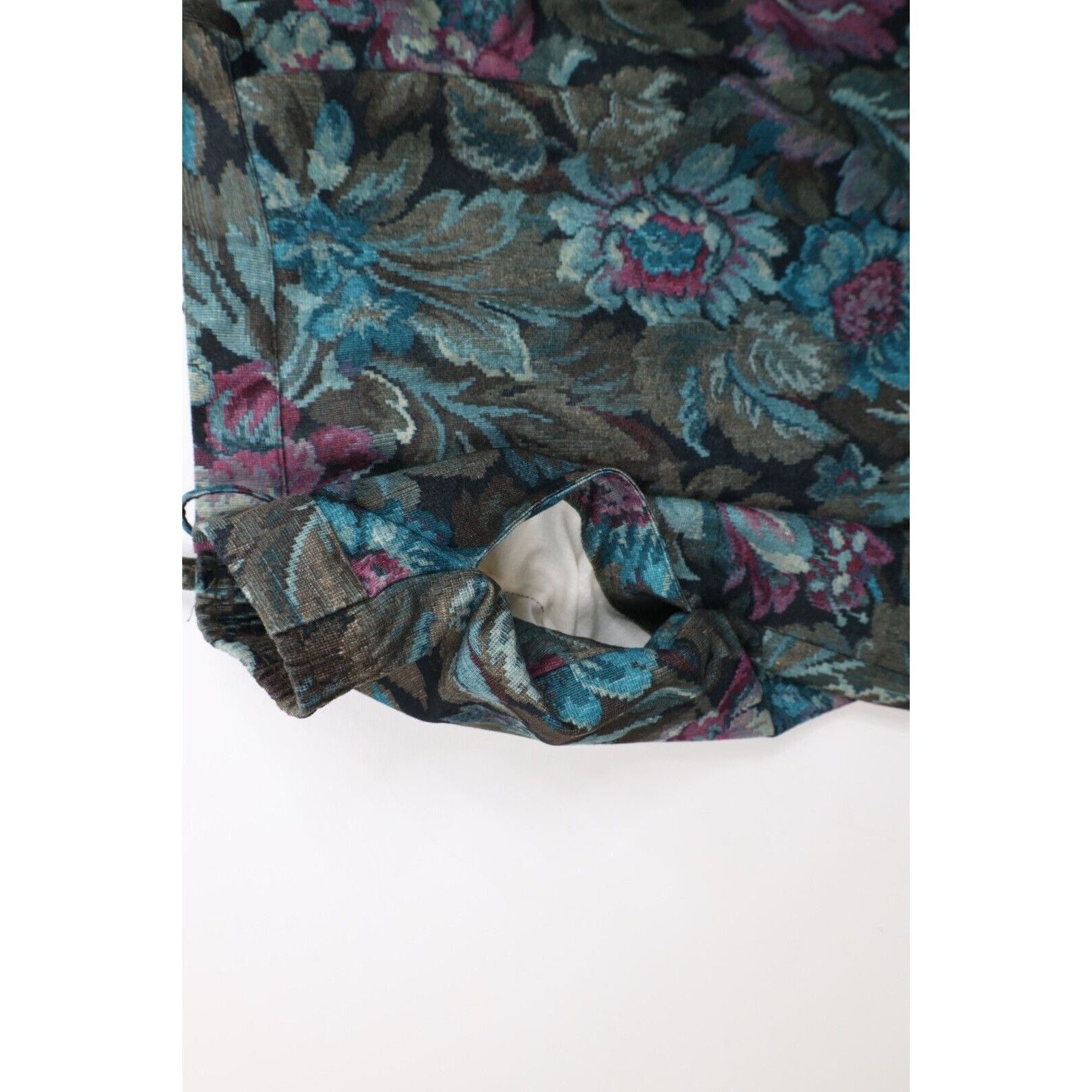 Vintage Vintage 80s 90s Mid Mod Abstract Flower Skirt Size 38" / US 16 / IT 52 - 5 Thumbnail