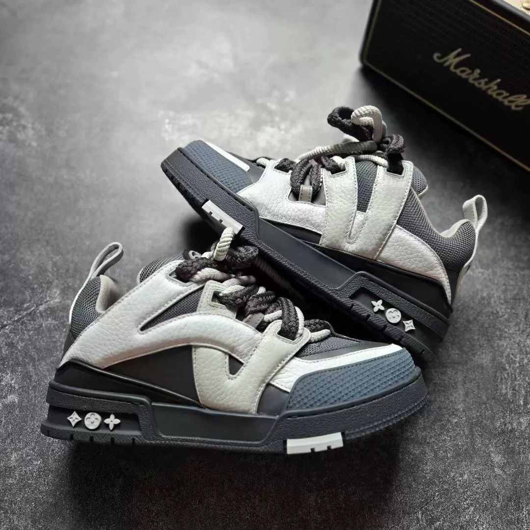 Louis Vuitton Louis Vuitton Skate Gray Lowtop Sneakers 39 Men Size US 6.5 / EU 39-40 - 1 Thumbnail