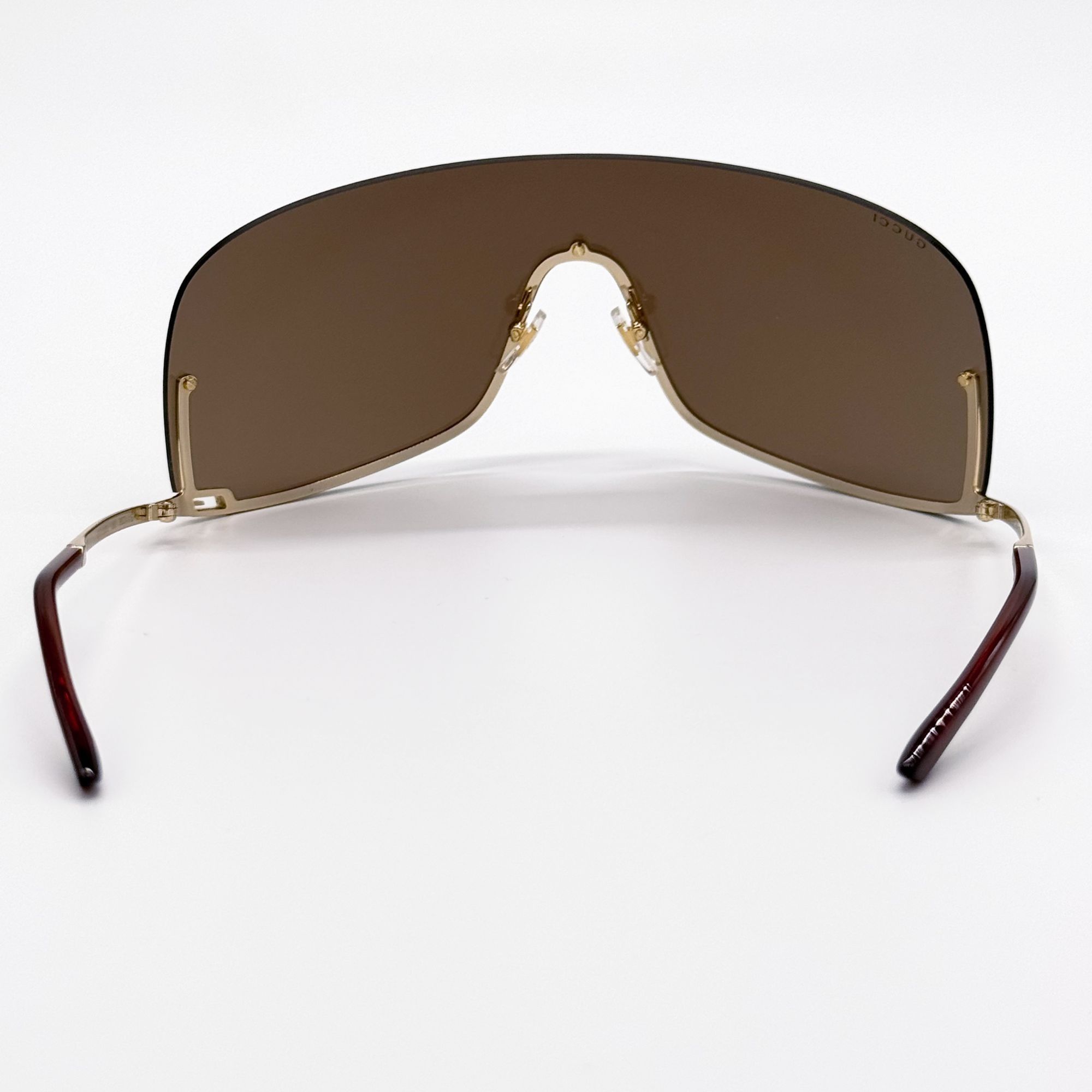 Gucci NEW GUCCI SUNGLASSES GG1560S 002 GOLD SHIELD UNISEX GUCCI Size ONE SIZE - 7 Thumbnail