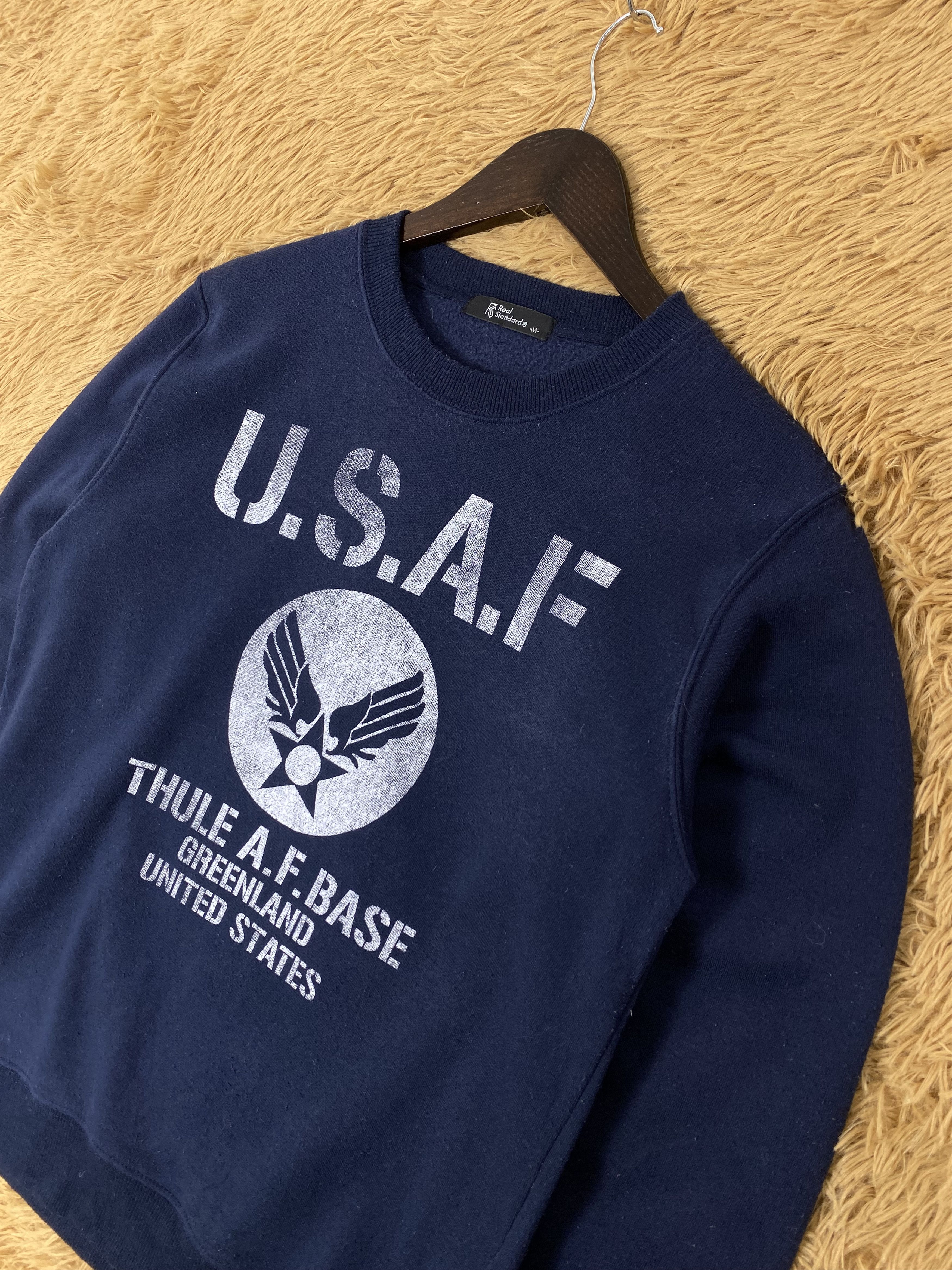 Vintage Vintage Real Standard U.S.A.F Sweatshirts PS0078 Size US S / EU 44-46 / 1 - 2 Thumbnail