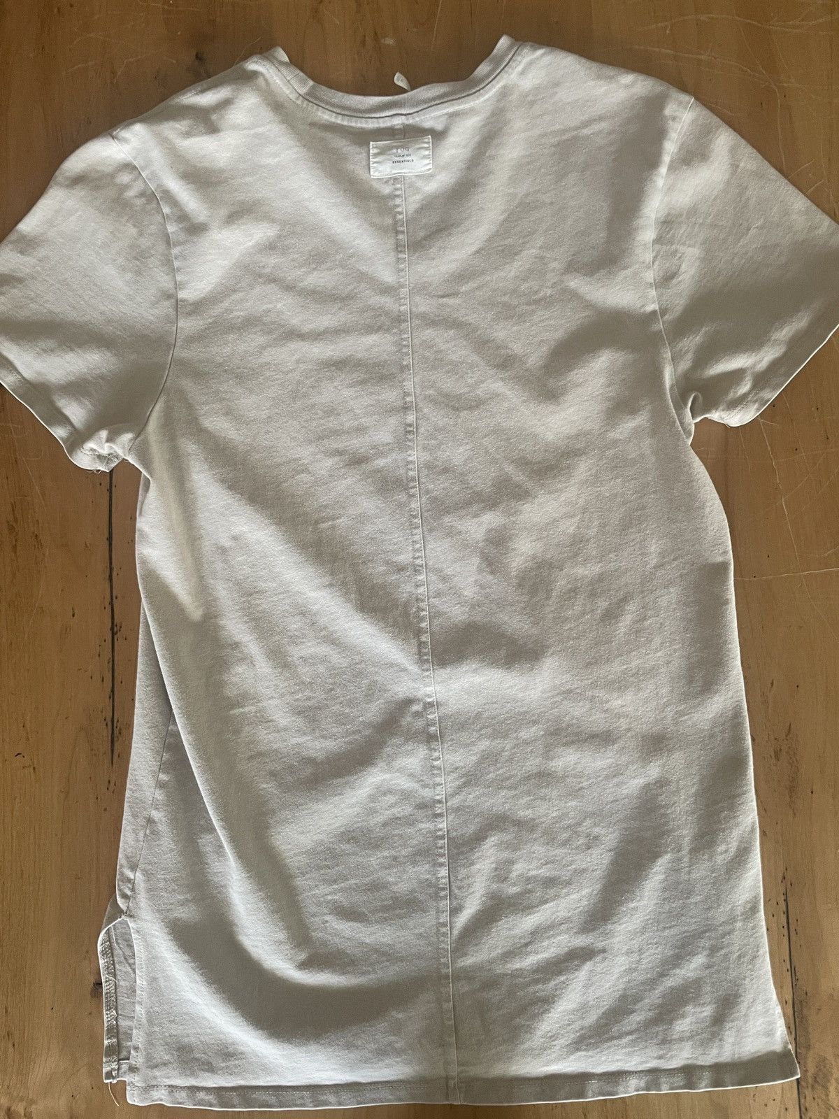 Fear of God Light tan/beige elongated tee Size US M / EU 48-50 / 2 - 4 Thumbnail