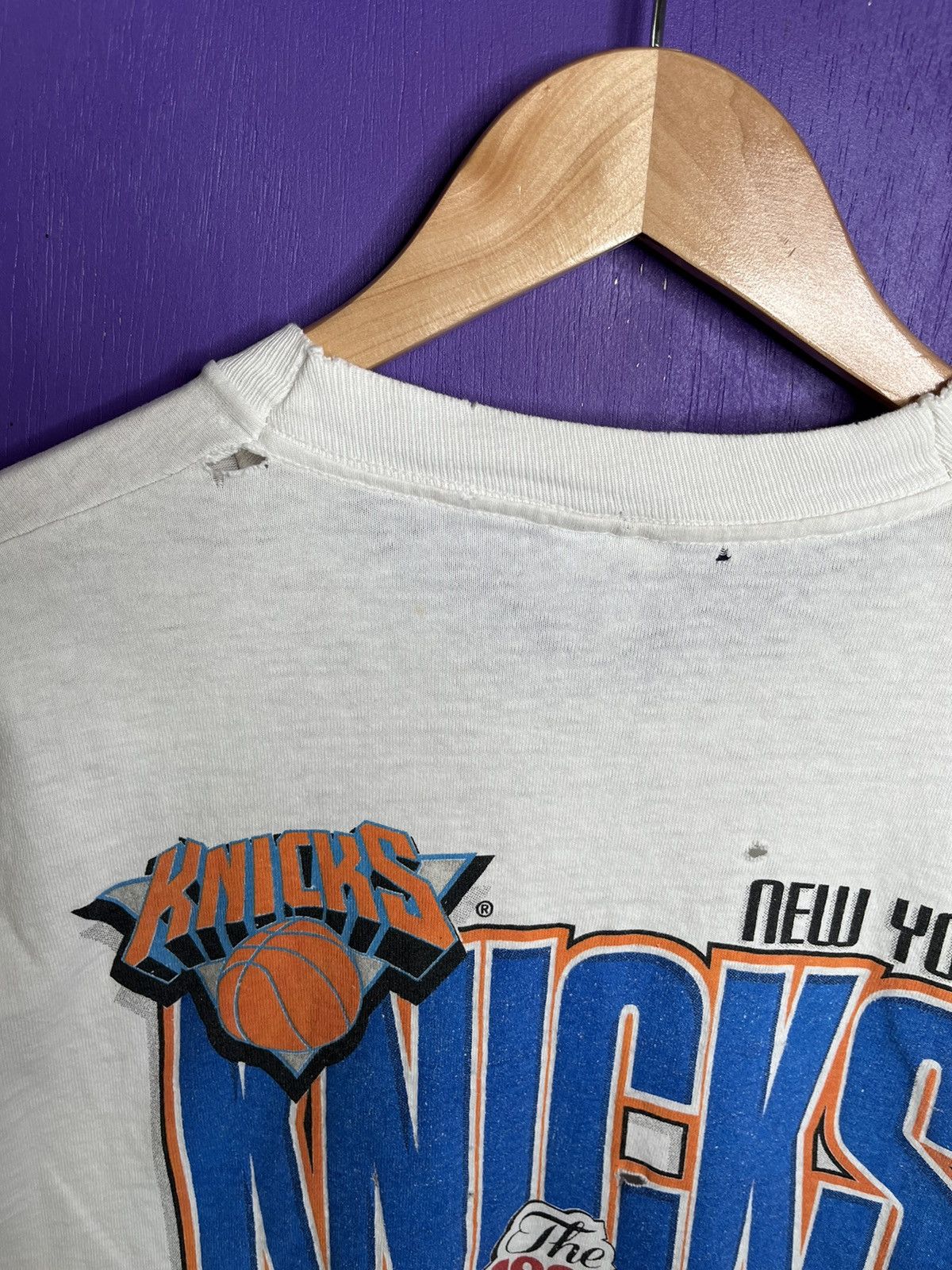 NBA × Salem Sportswear × Vintage Vintage 1994 NBA finals Rockets vs Knicks Player t-shirt Size US XL / EU 56 / 4 - 3 Thumbnail