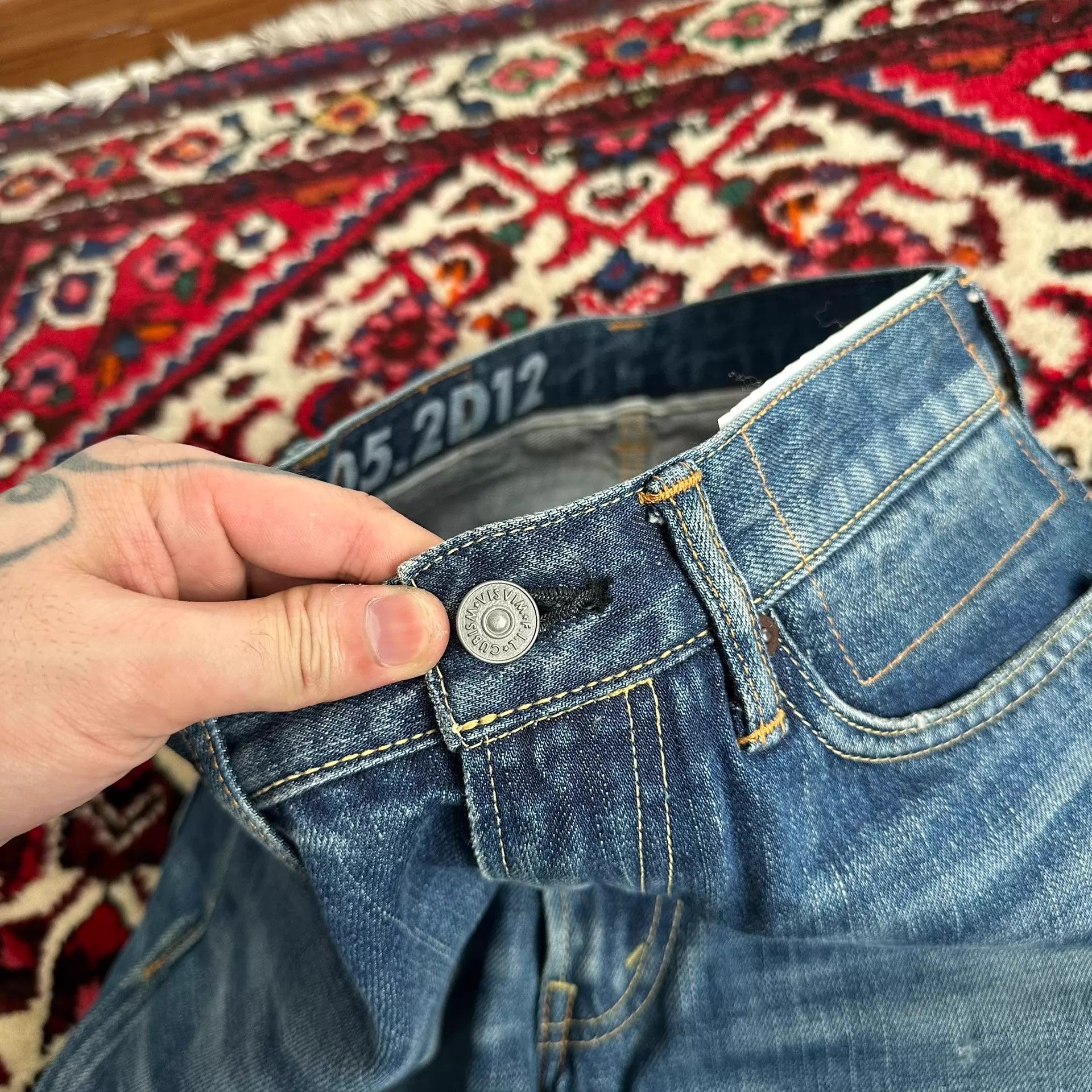 Visvim visvim 16ss 05D12 Muddy Straight Denim W30L30 9.5-9.8 Size US 30 / EU 46 - 6 Thumbnail