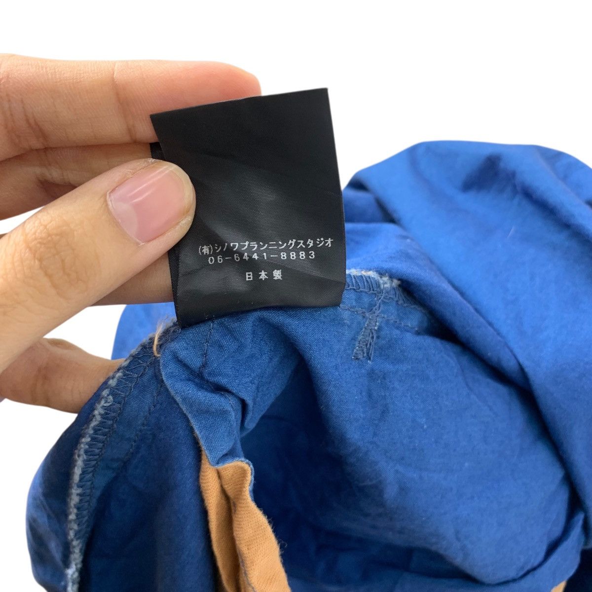 Other SISISI COMFORT SIHIRAI Osaka Pure Indigo Midi Skirt Pinafore Size 29" - 10 Thumbnail