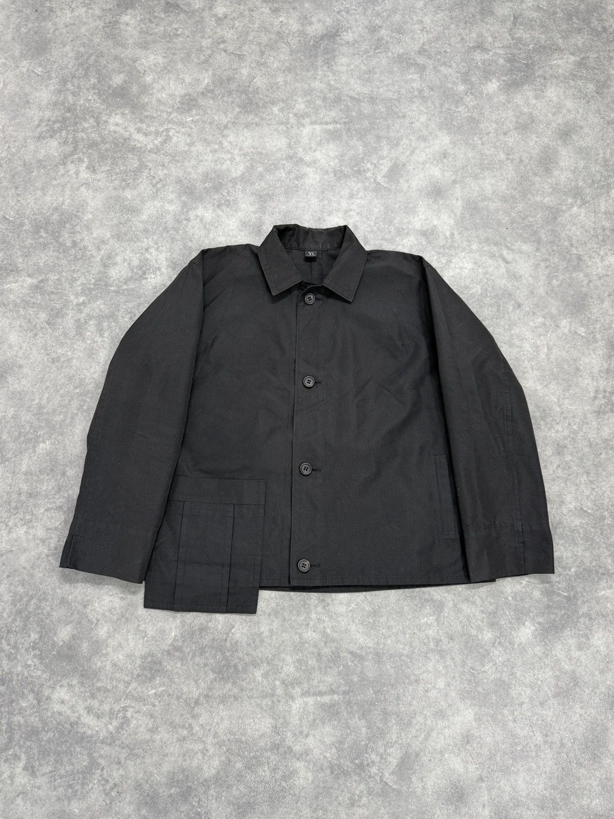 Yohji Yamamoto 2008 collection yohji yamamoto asymetric pocket shirt Size US M / EU 48-50 / 2 - 1 Thumbnail