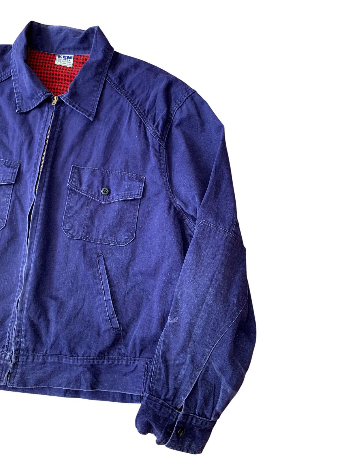 Vintage 🔥VTG 50s KEM IRON WORKS MECHANIC JACKETS Size US L / EU 52-54 / 3 - 6 Thumbnail
