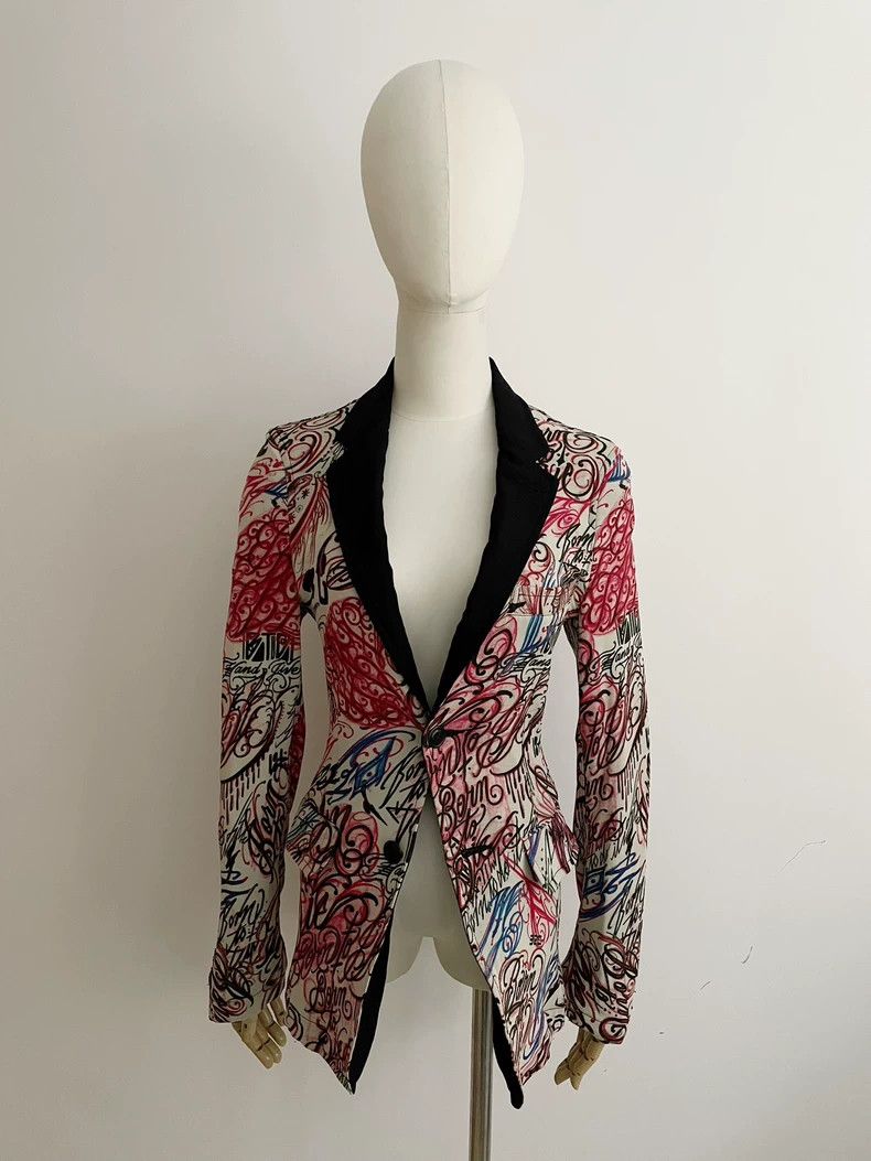 Comme des Garcons Comme des Garcons Graffiti jacket Size US S / EU 44-46 / 1 - 7 Thumbnail