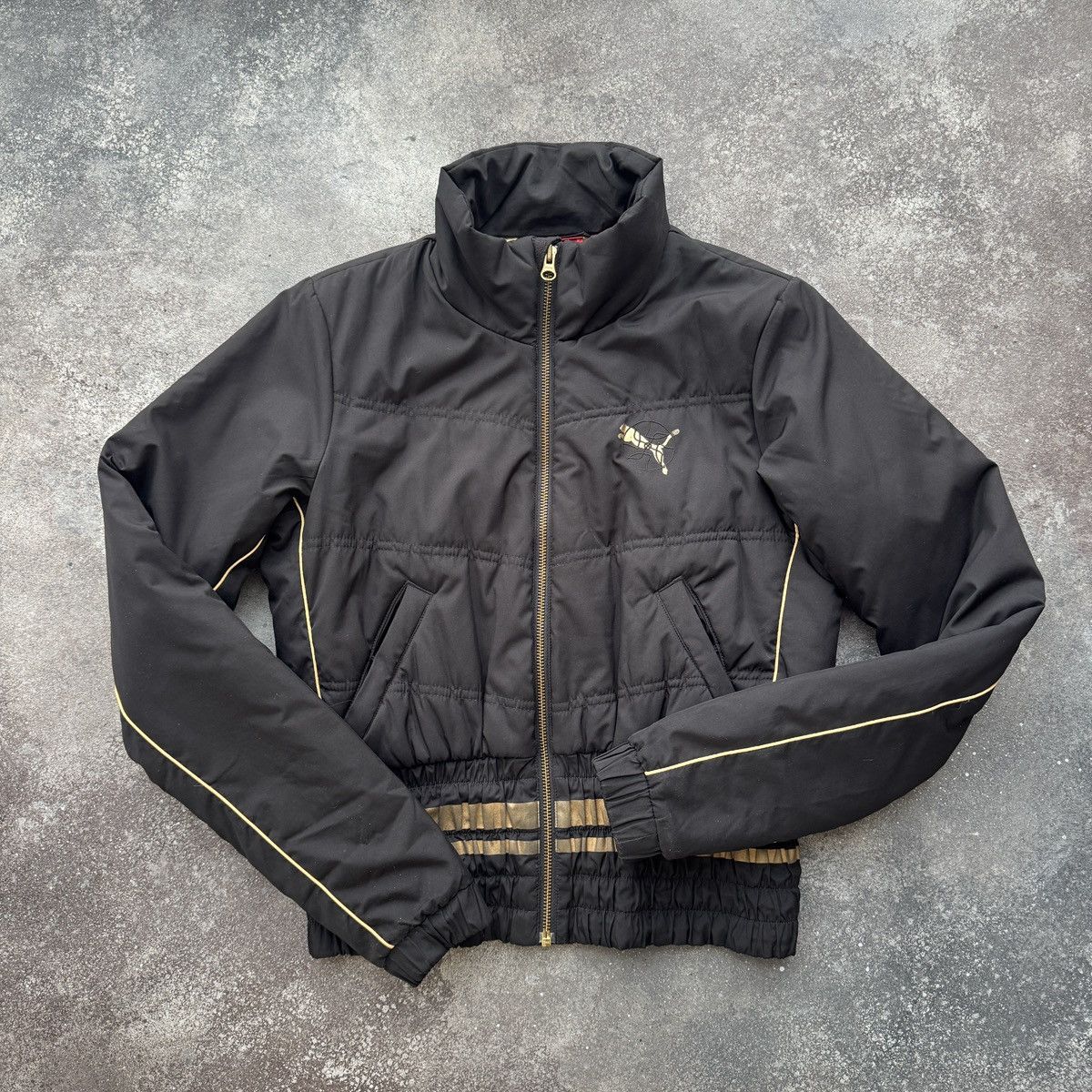 Puma Puma Y2K Vintage Grunge Cropped Bomber Jacket Size S / US 4 / IT 40 - 2 Thumbnail