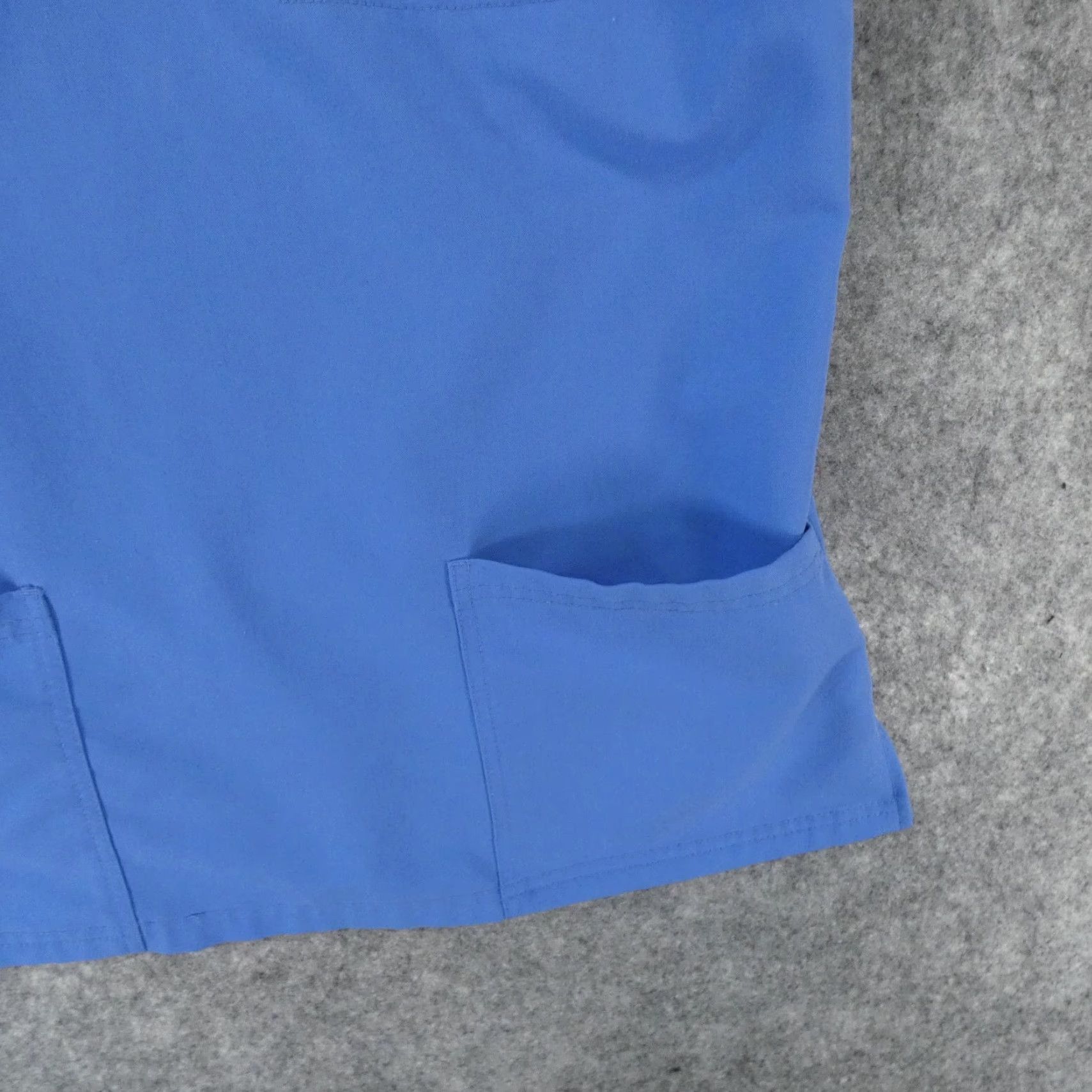Vintage Jaanuu Scrub Top Womens Medium Blue Medical w Pockets Size M / US 6-8 / IT 42-44 - 5 Thumbnail