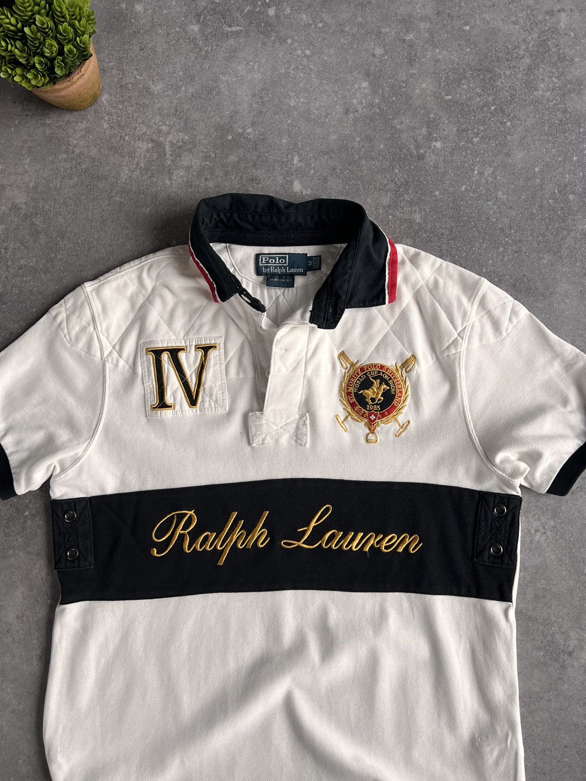 Polo Ralph Lauren × Ralph Lauren × Vintage Vintage Ralph Lauren Polo Shirt Chief Keef y2k Drill Usa Rap Size US M / EU 48-50 / 2 - 3 Thumbnail