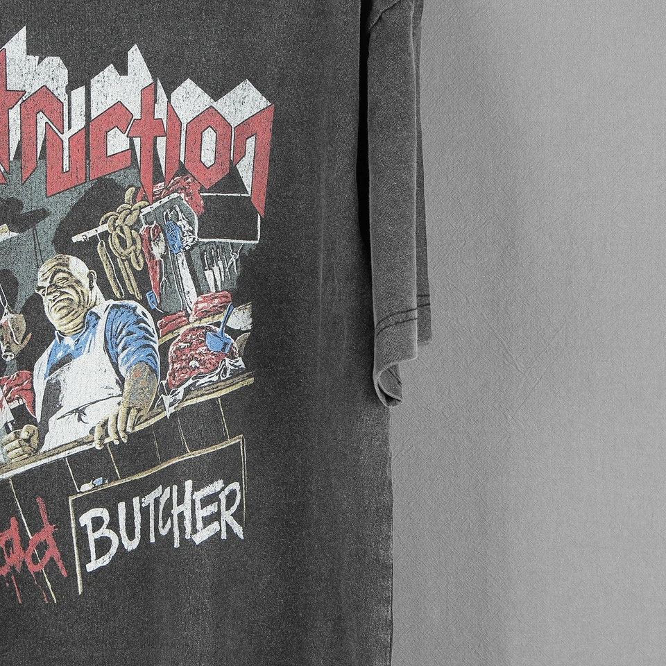Japanese Brand DESTRUCTION MAD BUTCHER SHIRT Vintage Size US L / EU 52-54 / 3 - 2 Thumbnail