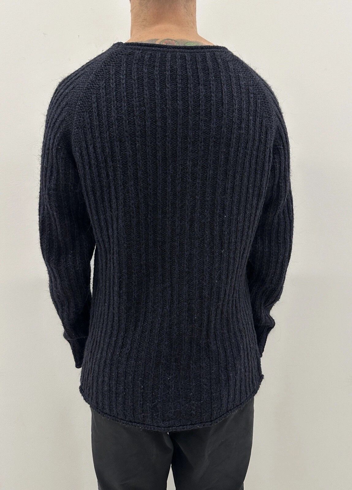 Nudie Jeans Sweater Knit Wool Blend Pullower Mens Unisex