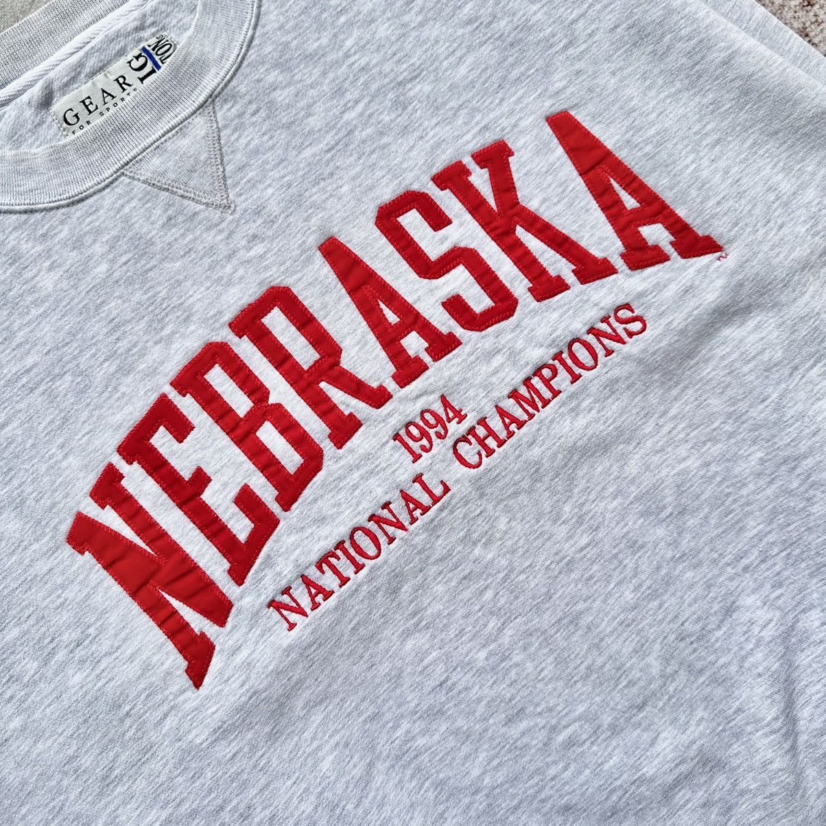 Gear for Sports VINTAGE NEBRASKA NATIONAL CHAMPIONS SPELL OUT BIG LOGO 1994 Size US XXL / EU 58 / 5 - 4 Thumbnail