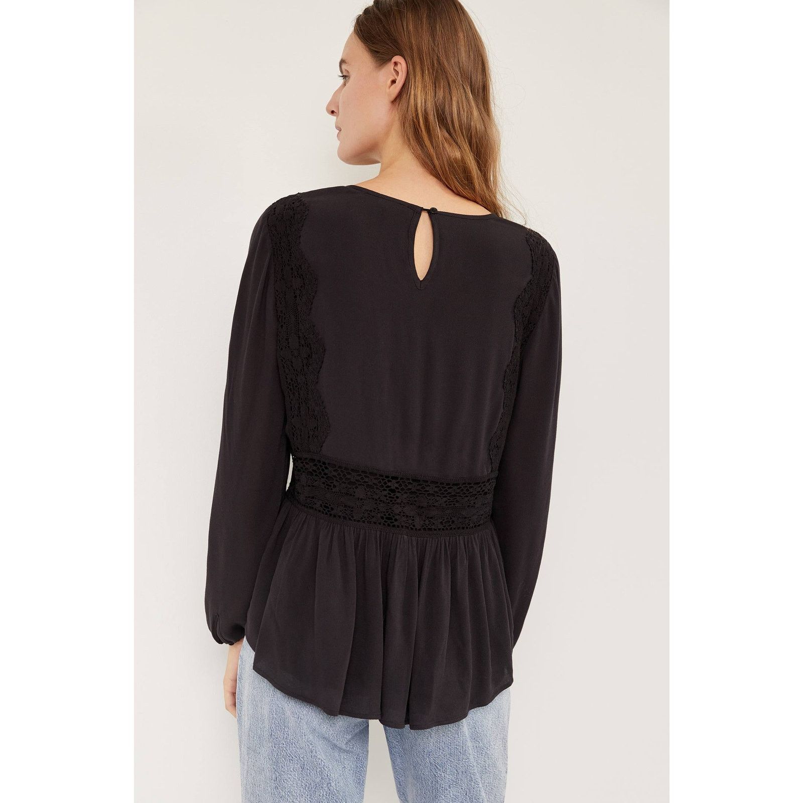 Anthropologie New Anthropologie Wynonna Lace Blouse Daniel Rainn $138 XS Size XS / US 0-2 / IT 36-38 - 5 Thumbnail