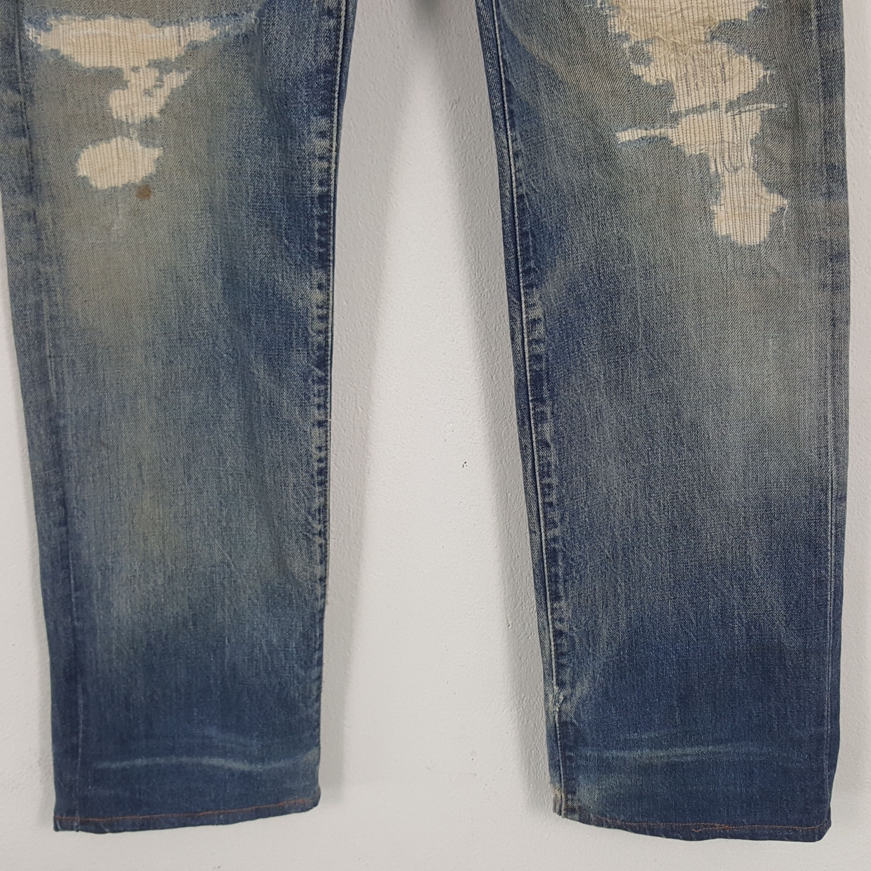 Levi's × Vintage Vintage Levi's Selvedge American Distressed Denim Jeans Size US 29 - 3 Thumbnail
