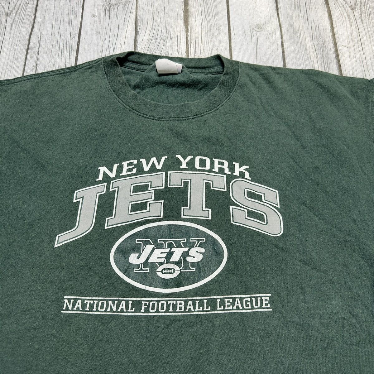 NFL × Vintage Vintage New York Jets tee Size US XXL / EU 58 / 5 - 3 Thumbnail