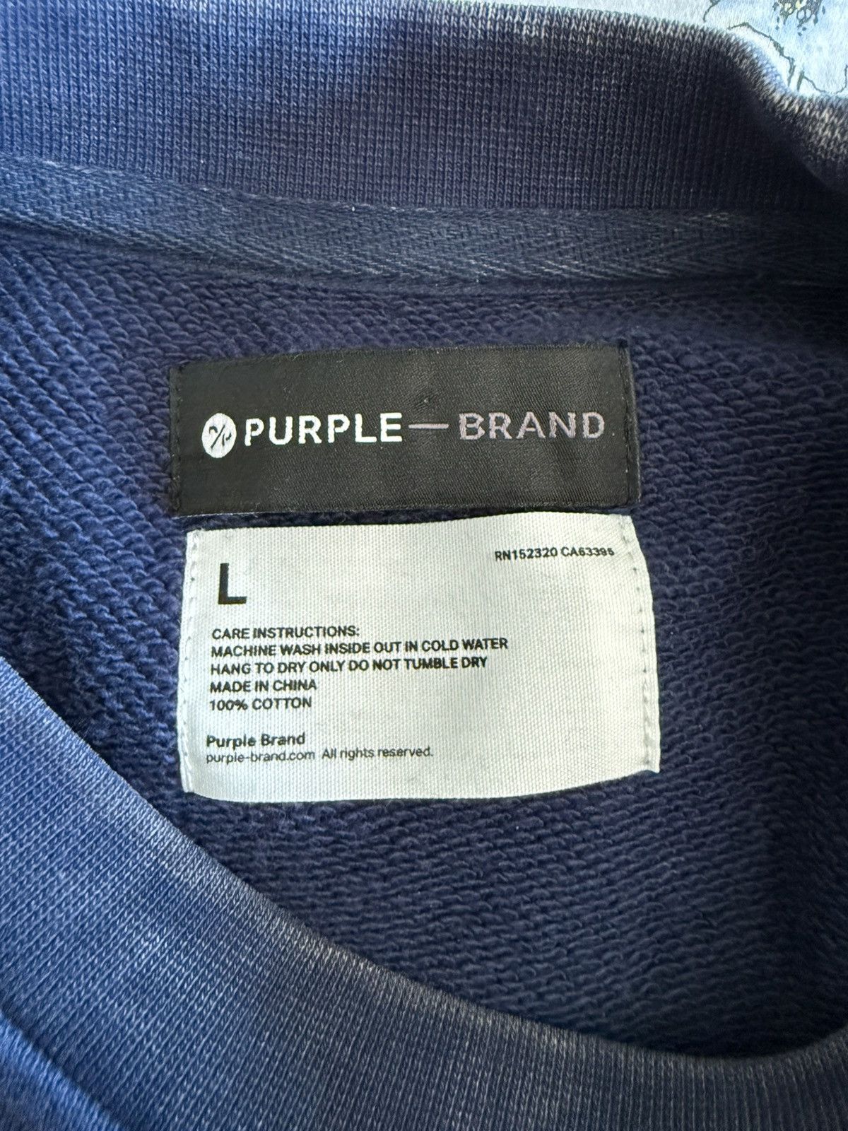 Purple Brand Purple Brand Long Sleeve Size US L / EU 52-54 / 3 - 4 Thumbnail