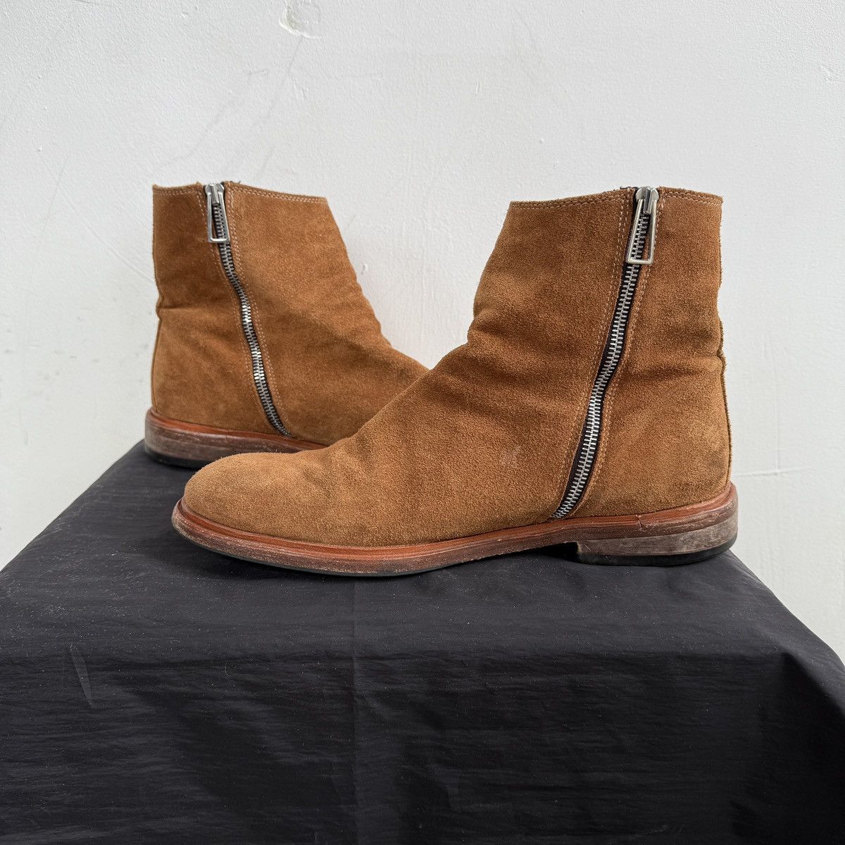 Paul Smith Paul Smith Alan Suede Chelsea Zip Up Boots Size US 10 / EU 43 - 2 Thumbnail