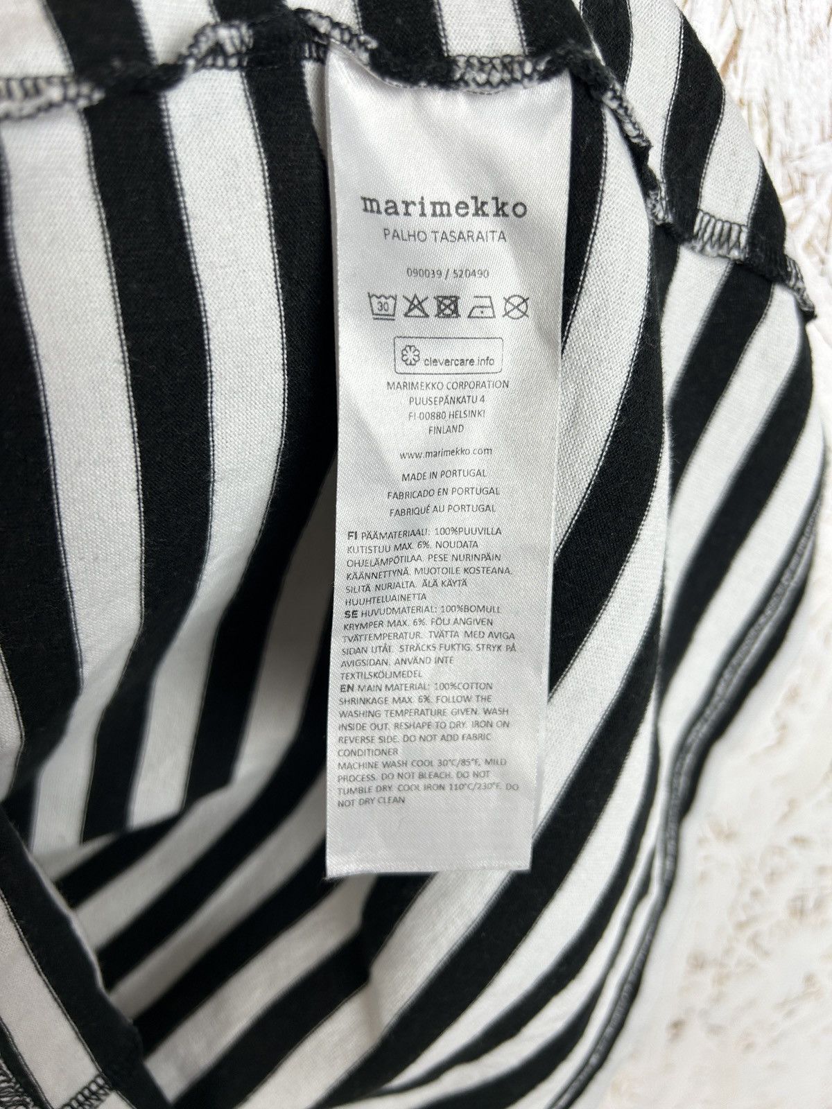 Marimekko Marimekko Kioski Palho Tasaraita Striped Hooded Long Sleeve Size M / US 6-8 / IT 42-44 - 8 Thumbnail