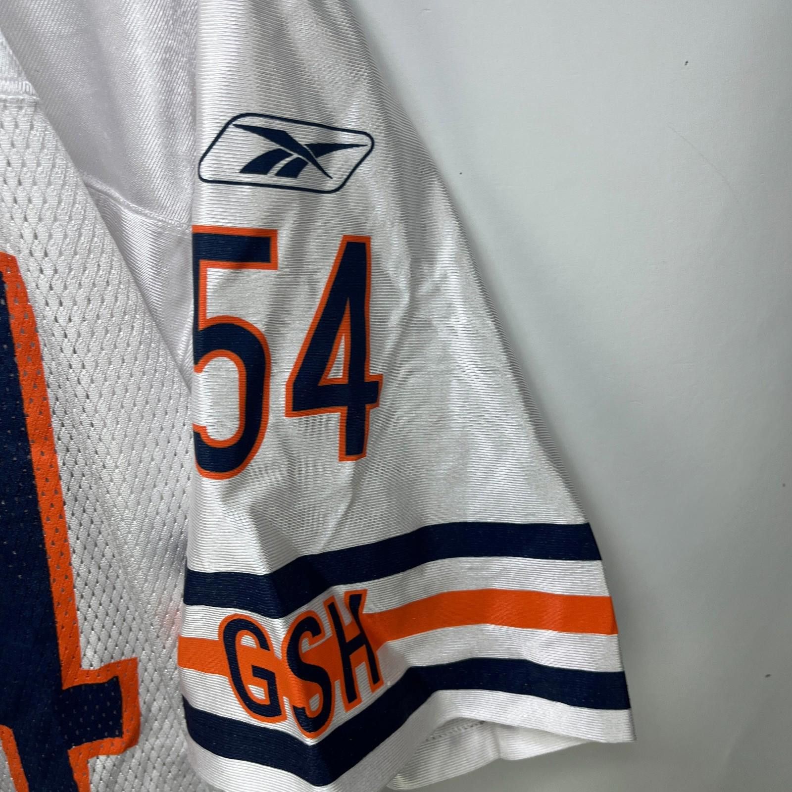 Reebok Vintage NFL Brian Urlacher Jersey Medium Chicago Bears Size ONE SIZE - 3 Thumbnail