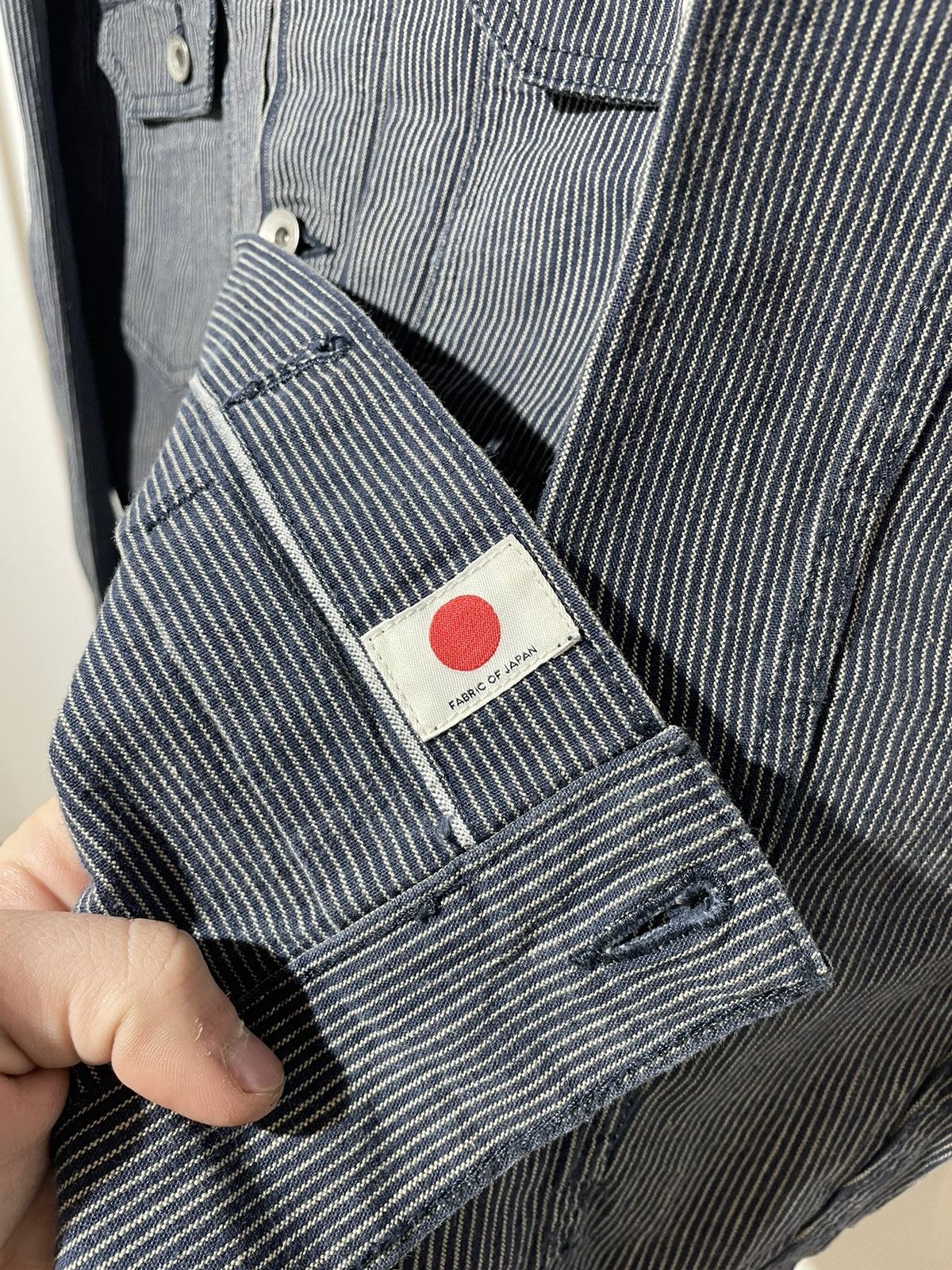 Hawksmill & YMC MK2 Japanese Selvedge Stripe Jacket Denim