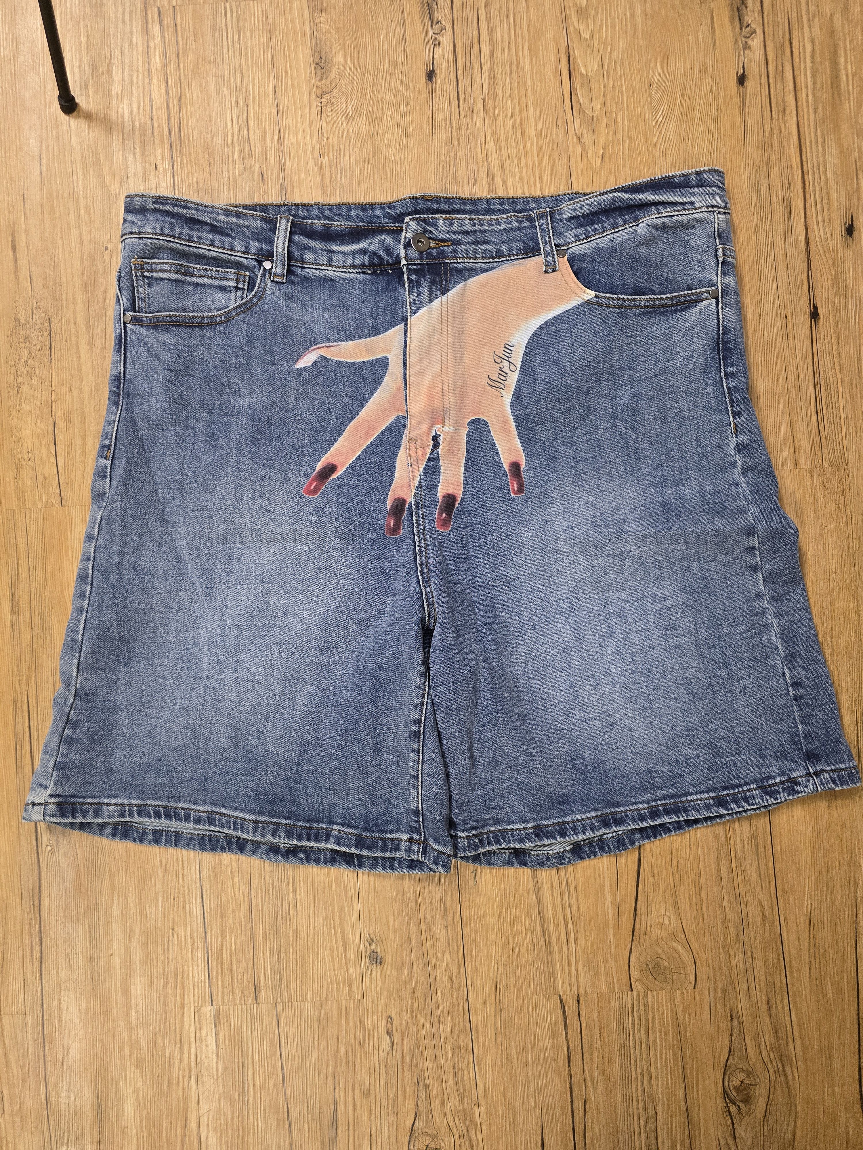 Japanese Brand Designer Denim Shorts Size US 42 / EU 58 - 1 Thumbnail