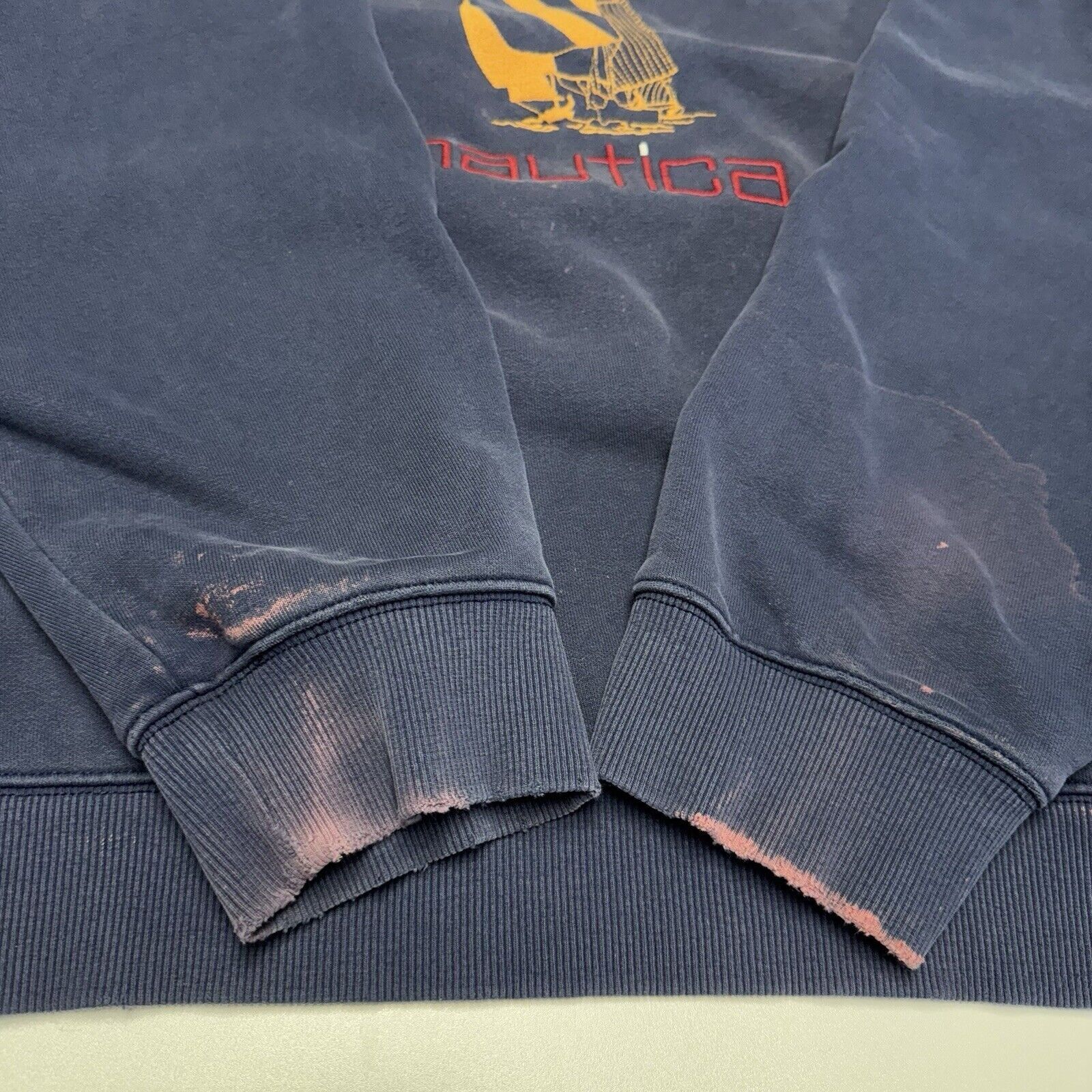 Nautica × Vintage Vintage Nautica Sweatshirt Mens XL Blue Crew Neck Embroidere Size US XL / EU 56 / 4 - 7 Thumbnail