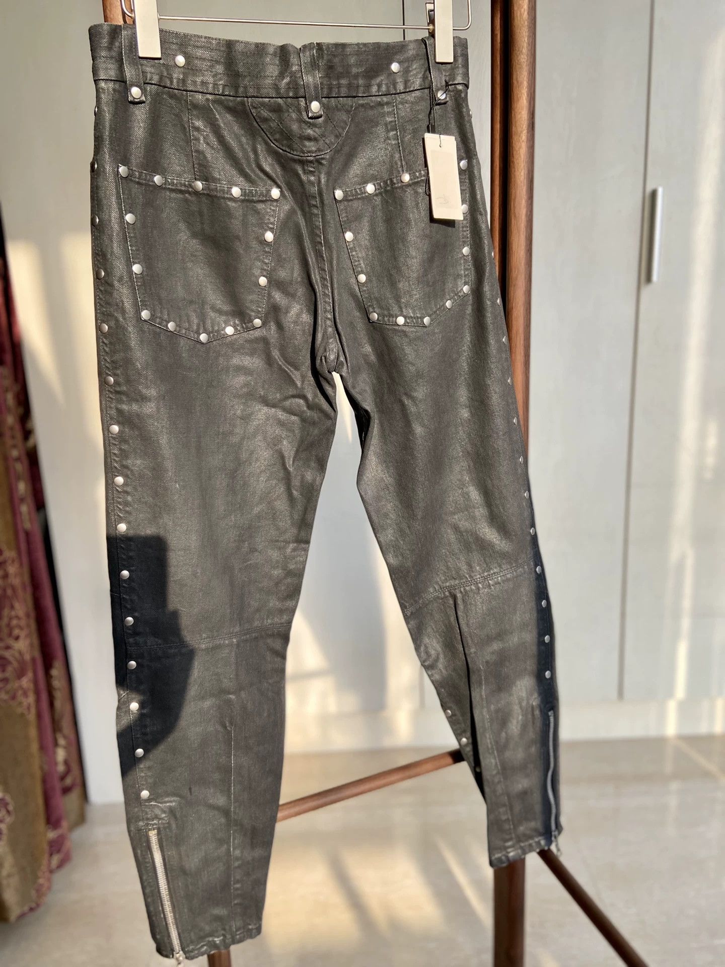 Dries Van Noten DVN Men's Heavyweight Jeans 46 (Unisex) New Tagged Size US 30 / EU 46 - 4 Thumbnail