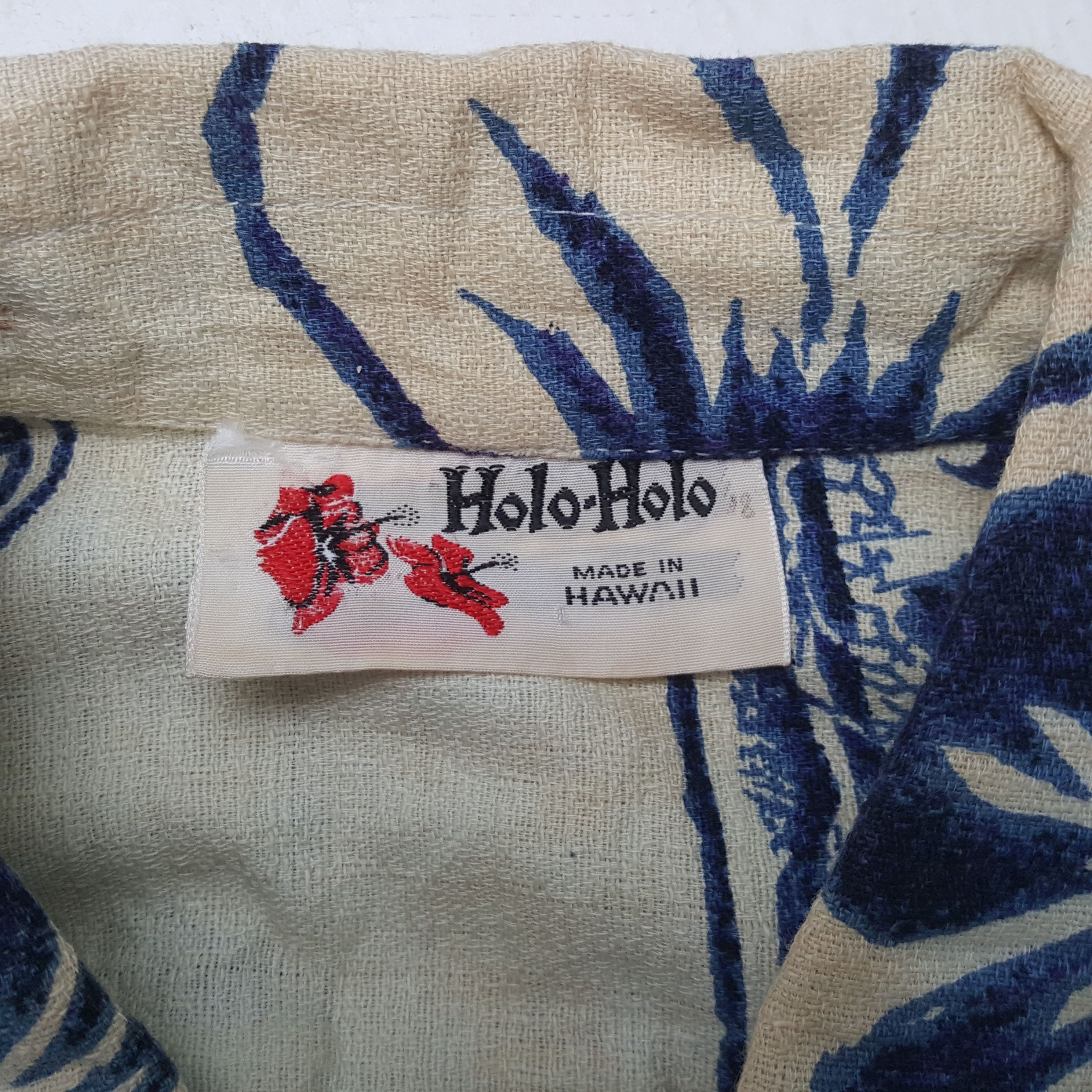 Vintage Holo Holo Hawaii Flowers Vacation Style Shirt RR13 Size US XL / EU 56 / 4 - 4 Thumbnail