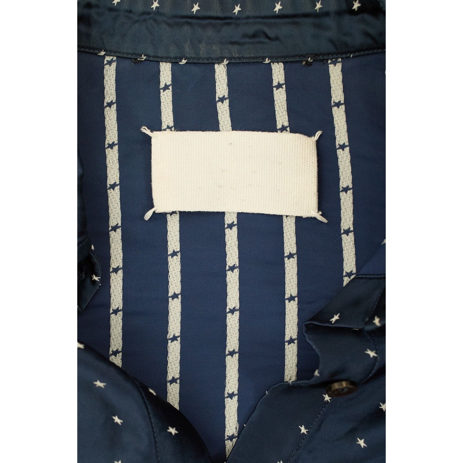 Maison Margiela S/S 2007 White Label Silk Star Shirt Size S / US 4 / IT 40 - 4 Thumbnail