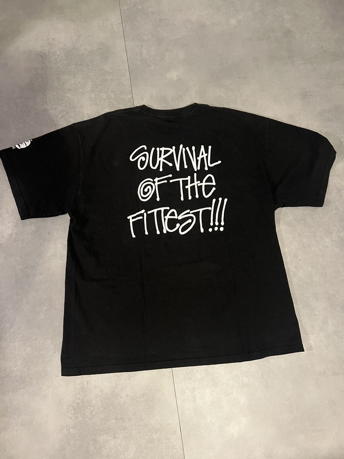 Bape × Stussy Bape x Stussy Survival of the Fittest Tee Size US XL / EU 56 / 4 - 3 Thumbnail
