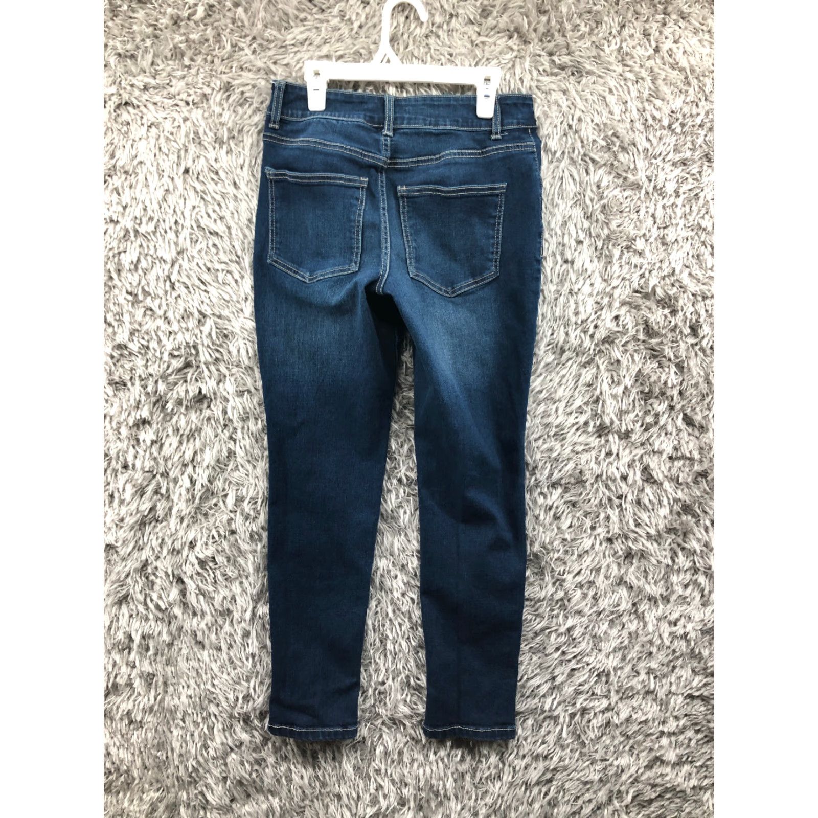 Vintage Maurices Jeans Womens High Rise Skinny Size 4 Dark Wash Blue Denim Size 27" / US 4 / IT 40 - 7 Thumbnail