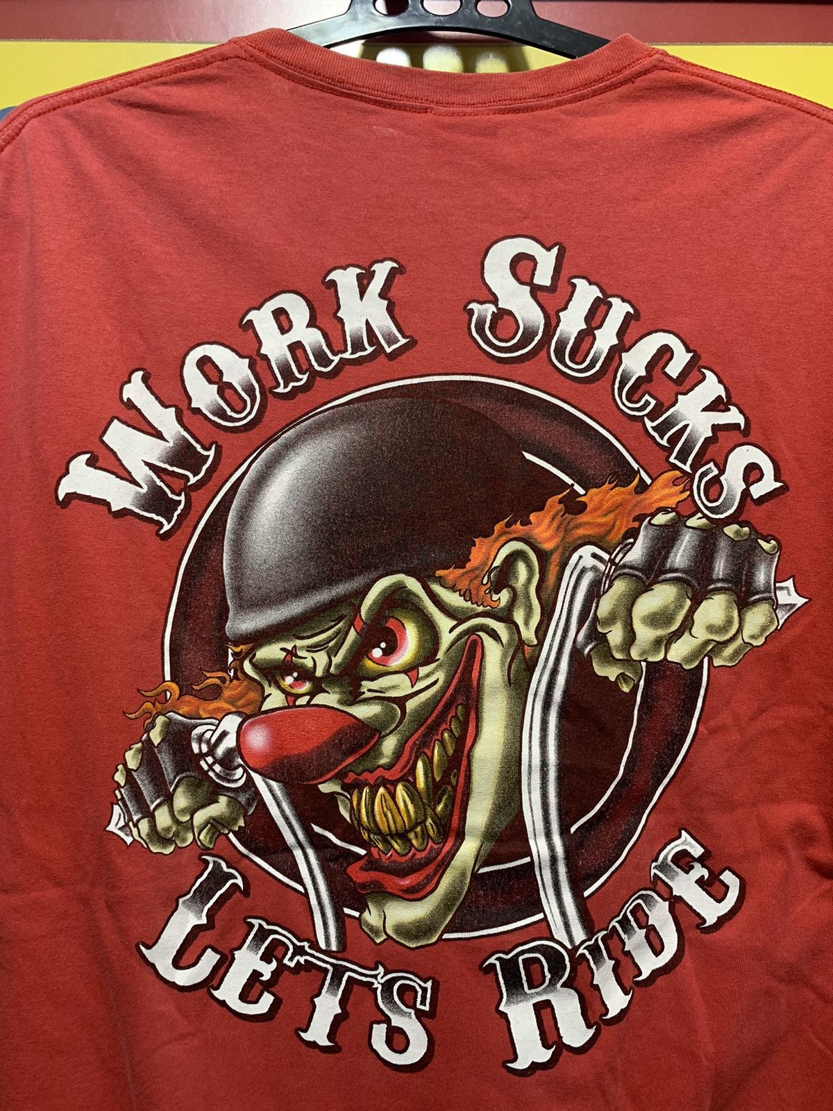 Harley Davidson × Indian Motorcycle × Vintage WORK SUCKS LETS RIDE 