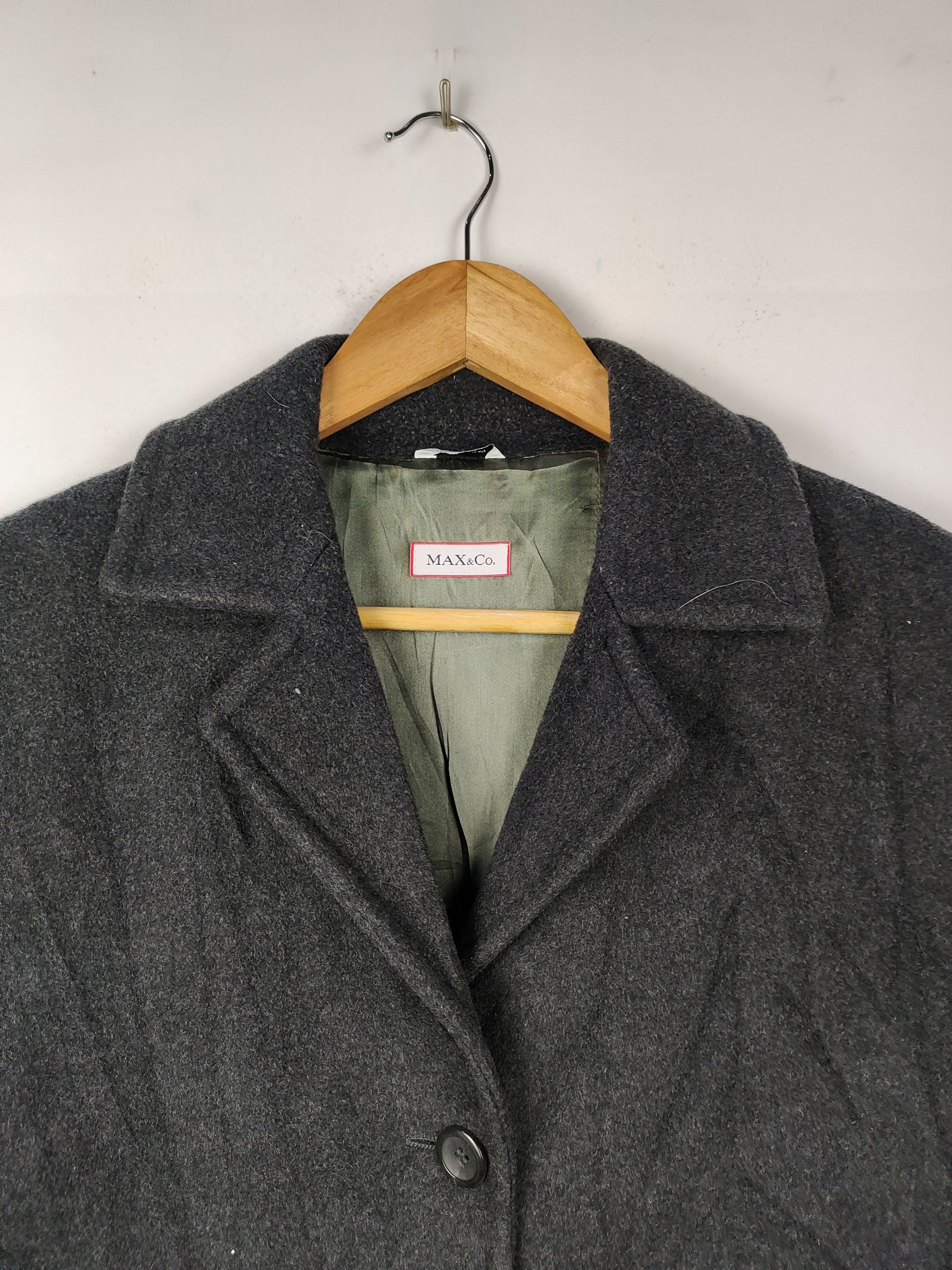 Designer × Max Mara Max Mara Max & Co Wool Long Coat Size M / US 6-8 / IT 42-44 - 2 Thumbnail
