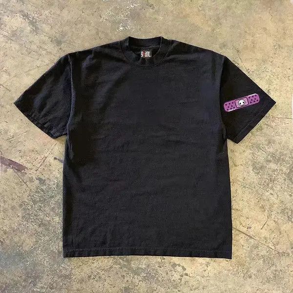 Japanese Brand Miyuki x Ryoko Black Loose Sleeve Convenient Sticker Short Size US M / EU 48-50 / 2 - 3 Thumbnail
