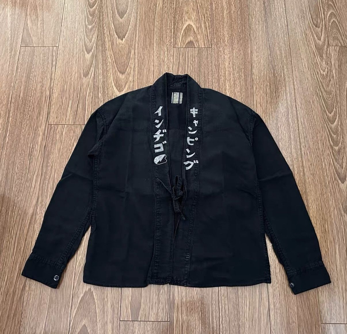 Visvim VISVIM ICT LHAMO SHIRT Indigo-dyed kimono shirt Size US M / EU 48-50 / 2 - 1 Thumbnail