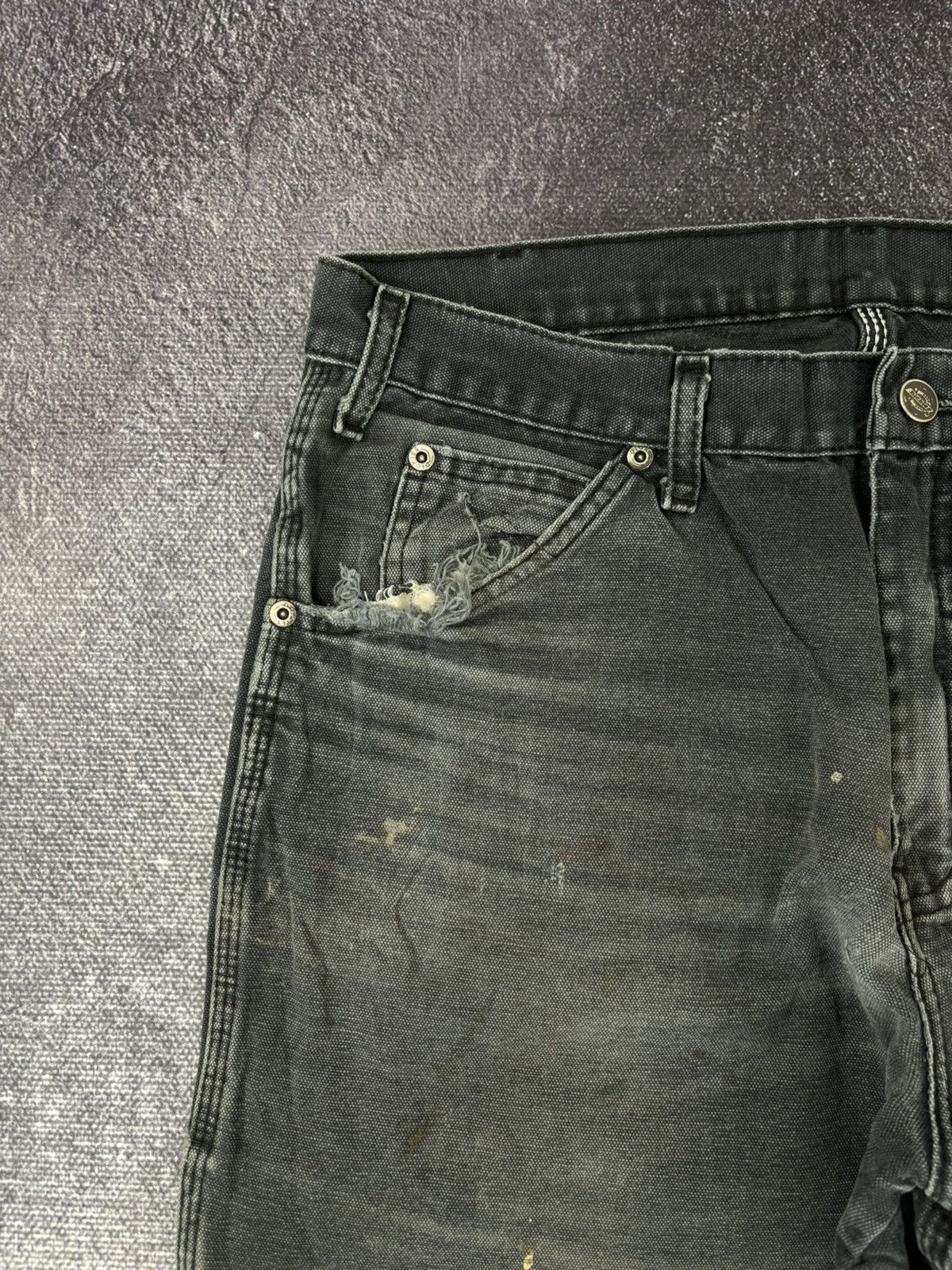 Dickies × Vintage Vintage Dickies Y2K Faded Black USA Hype Pants Jeans Size US 32 / EU 48 - 13 Thumbnail