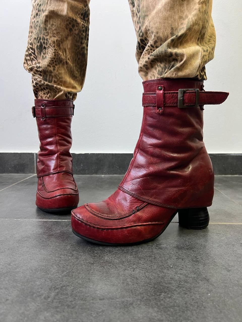 Japanese Brand A.S.98 Rick Owens style avant Garde ankle boots Size US 10 / IT 40 - 3 Thumbnail