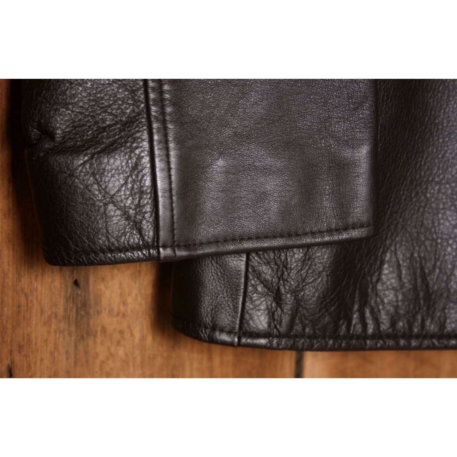 Eddie Bauer EDDIE BAUER Leather Jacket Women's L Brown 4-Button Basic Jacket Size L Vintage? (No Tag) Size L / US 10 / IT 46 - 3 Thumbnail
