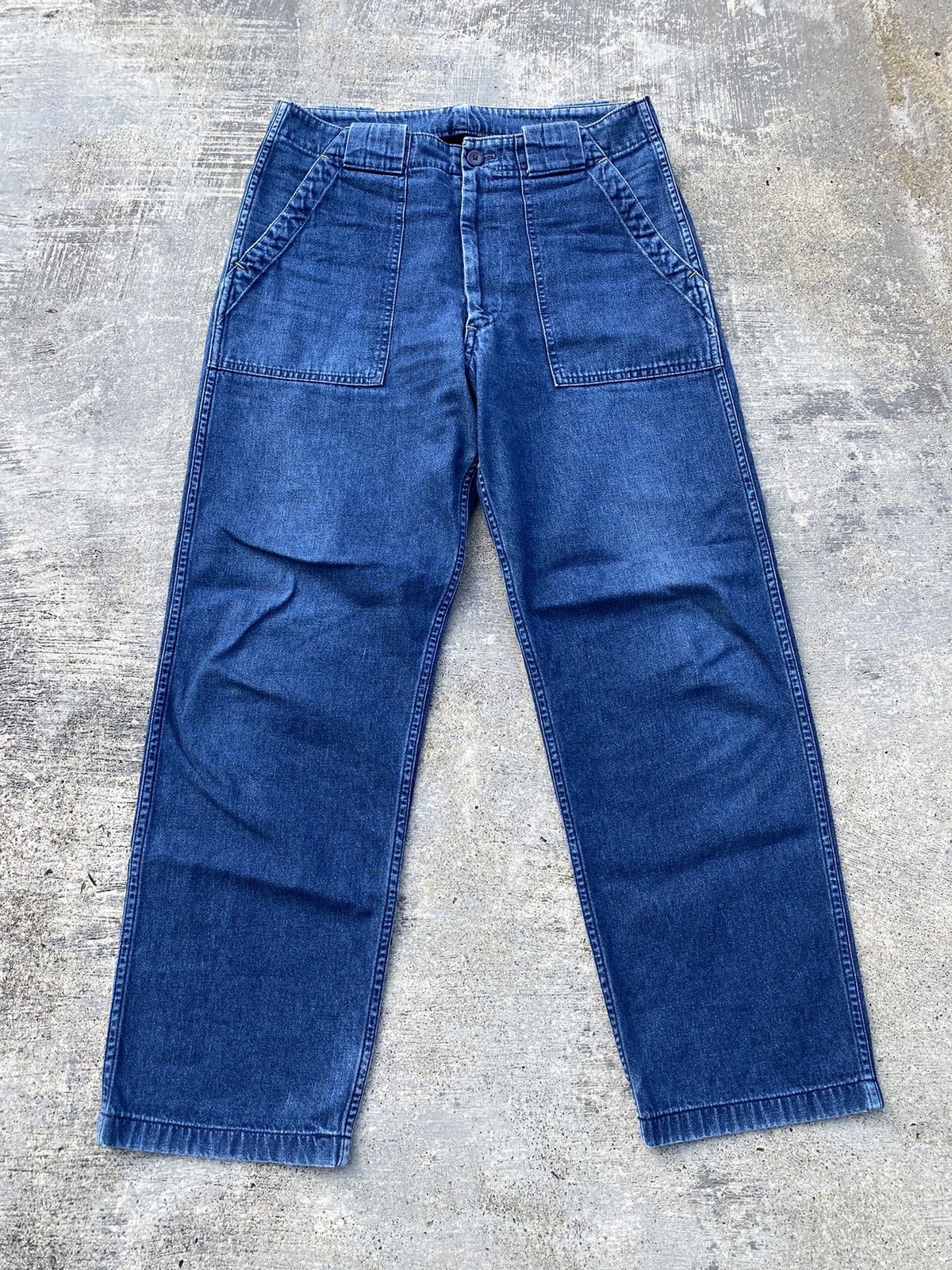 NEPENTHES OG107 COWBOY ARMY BAGGY WORK RAVE PUNK GORPCORE