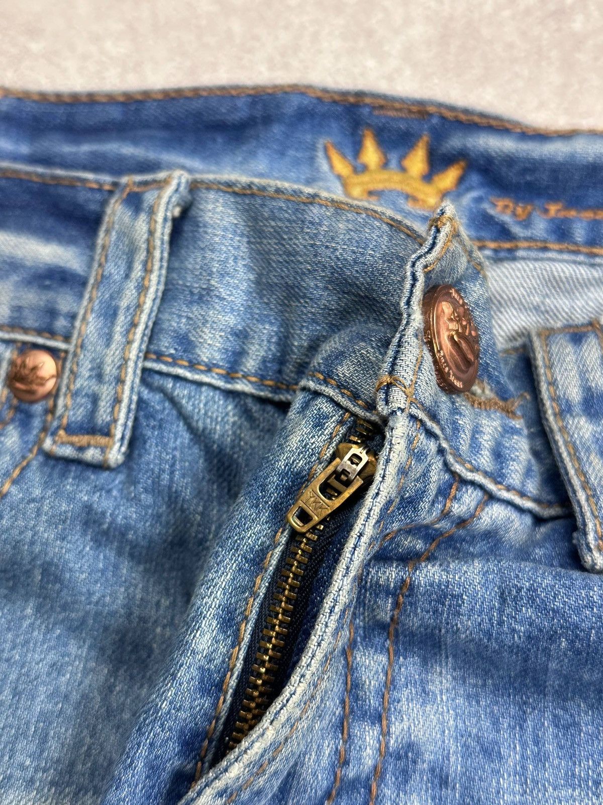 JNCO Vintage 90s JNCO Embroidery Baggy Jeans Y2K 36x30 Size US 36 / EU 52 - 9 Thumbnail